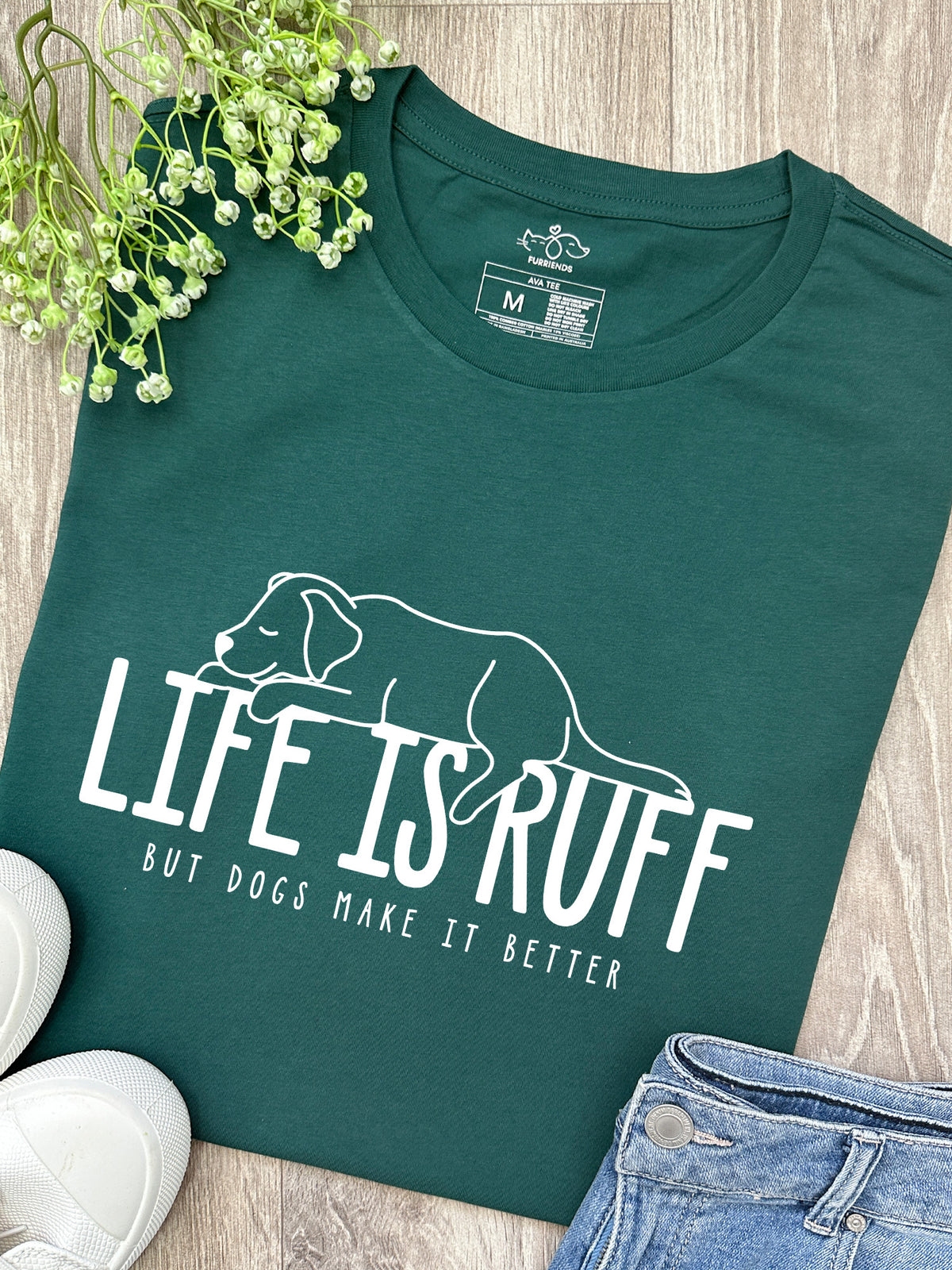 Life Is Ruff Ava Women&#39;s Regular Fit Tee