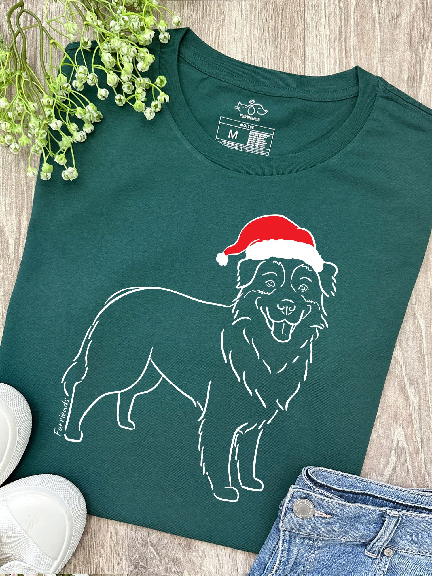 Australian Shepherd Christmas Edition Ava Women's Regular Fit Tee