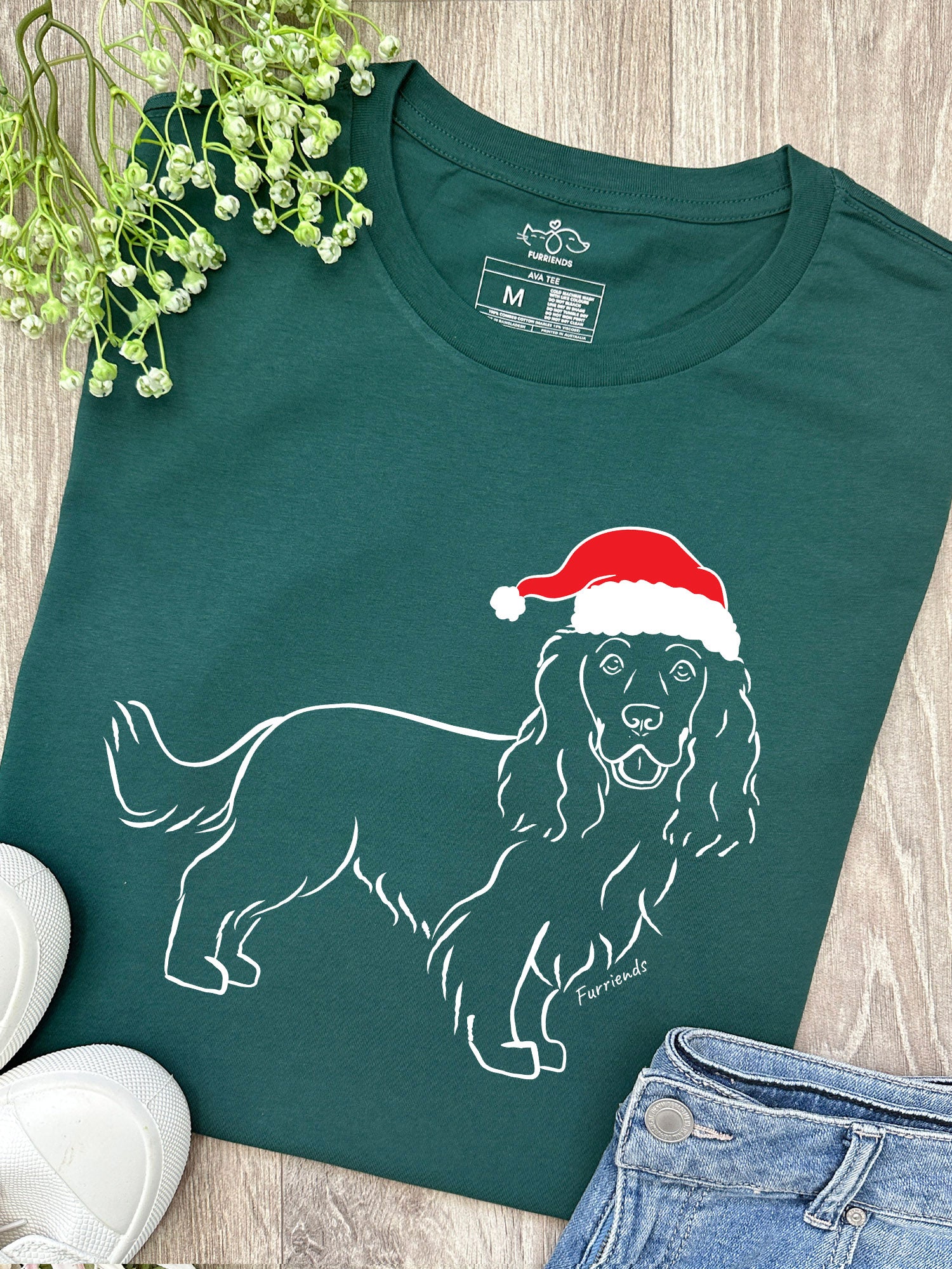 Cocker Spaniel Christmas Edition Ava Women's Regular Fit Tee