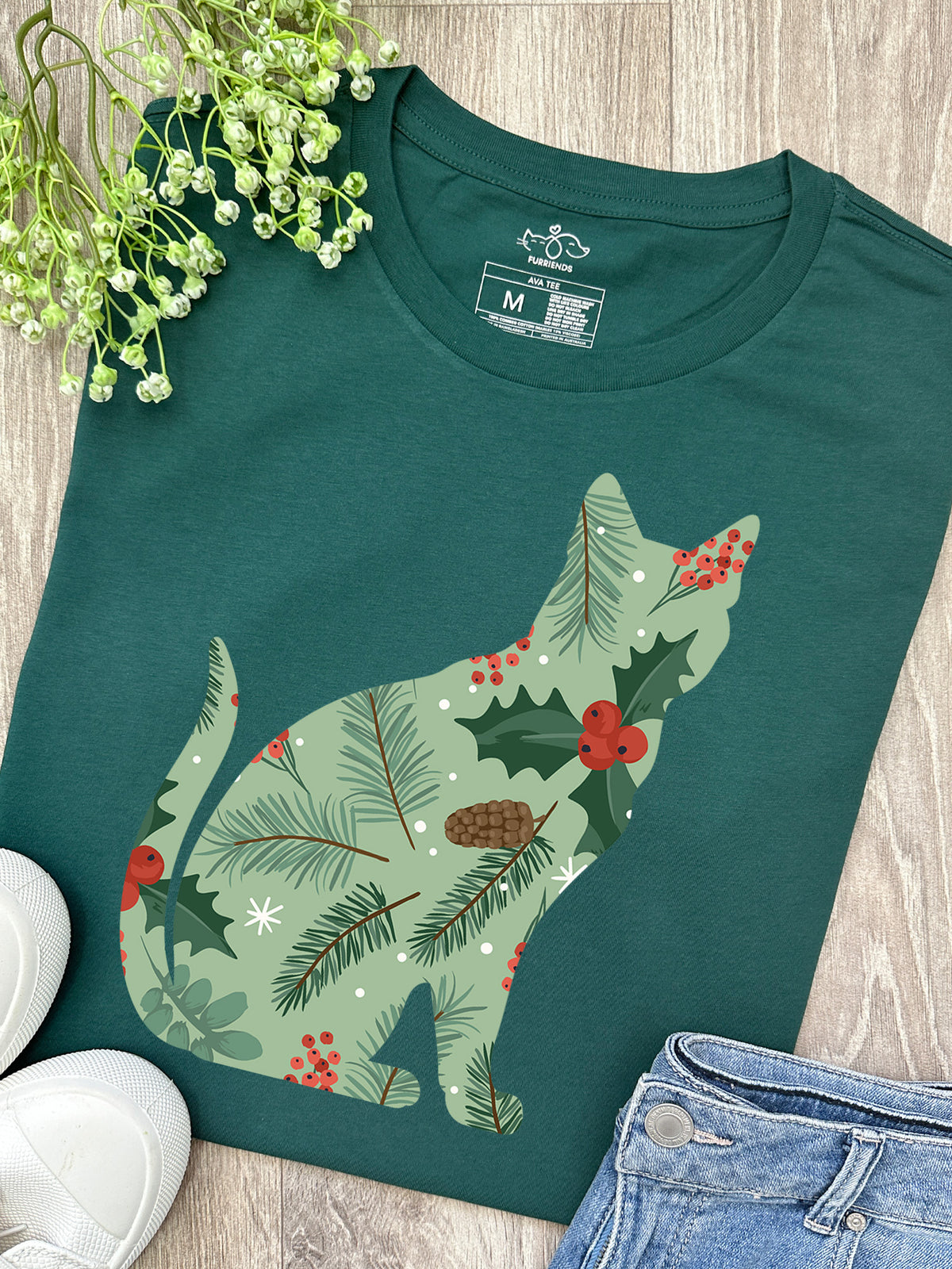 Feline Festive Ava Women&#39;s Regular Fit Tee