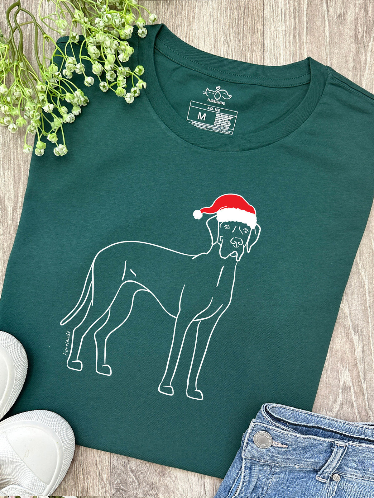 Great Dane Christmas Edition Ava Women&#39;s Regular Fit Tee