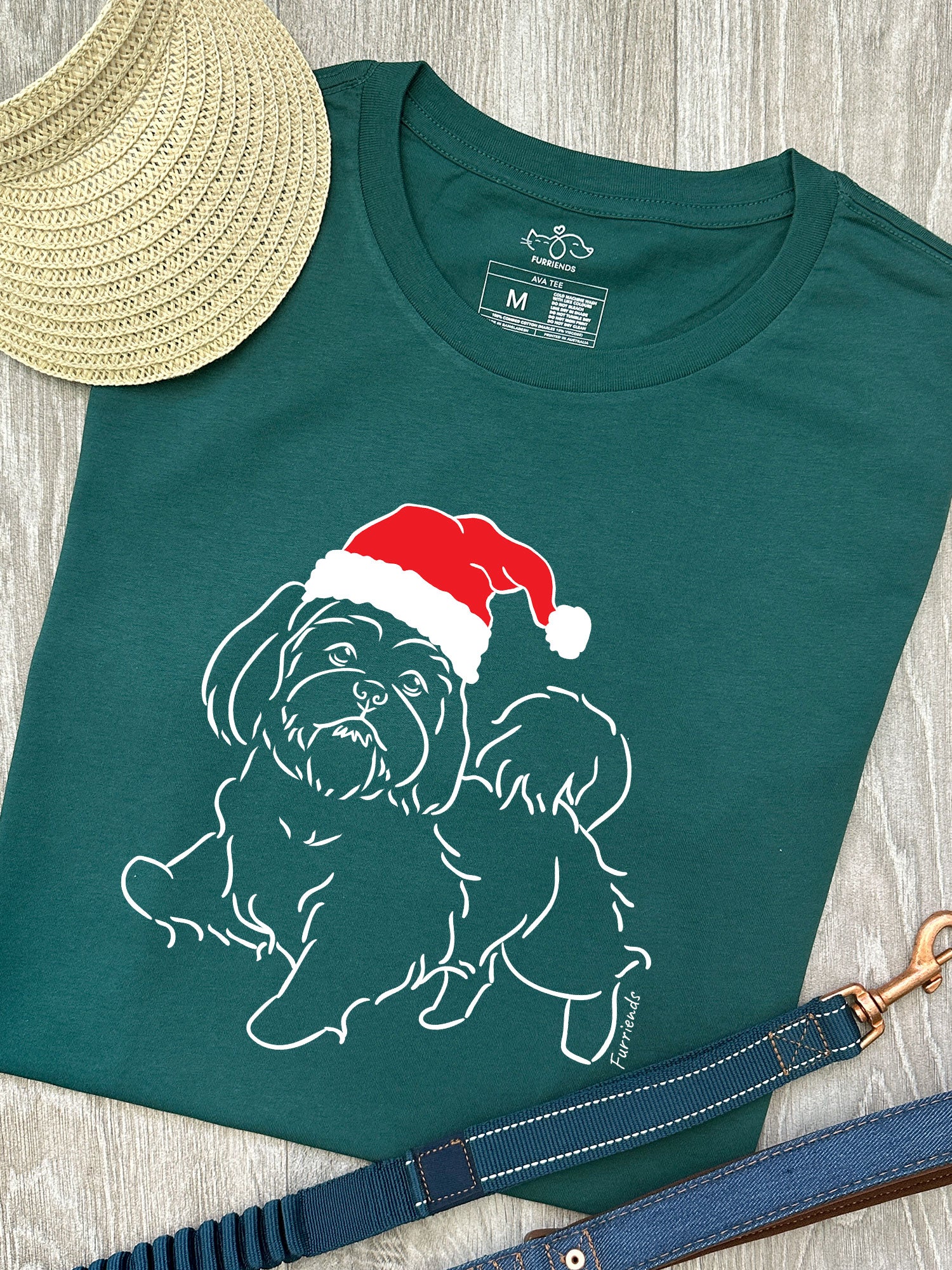 Shih Tzu Christmas Edition Ava Women's Regular Fit Tee