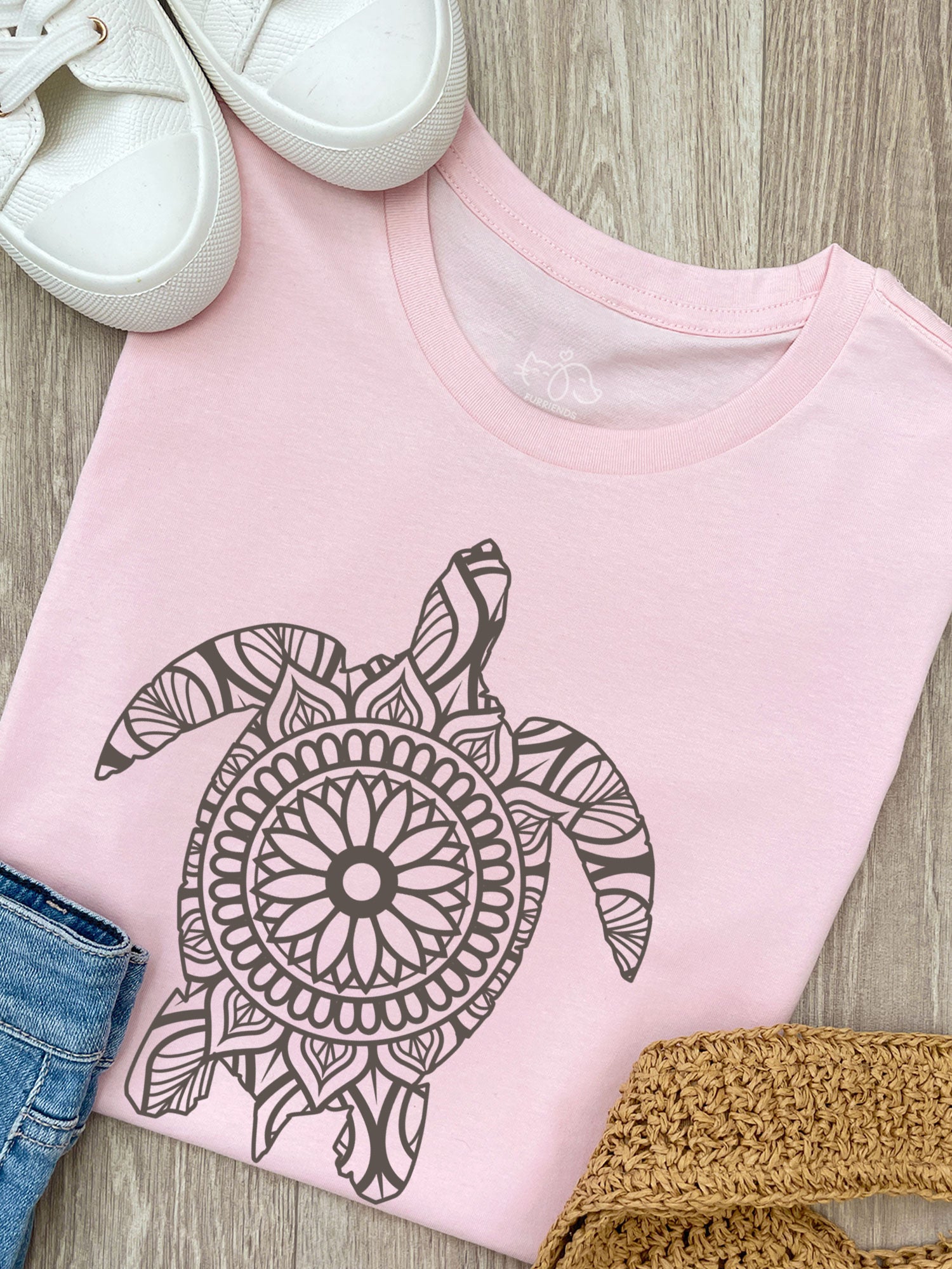 Turtle Mandala Ava Women's Regular Fit Tee