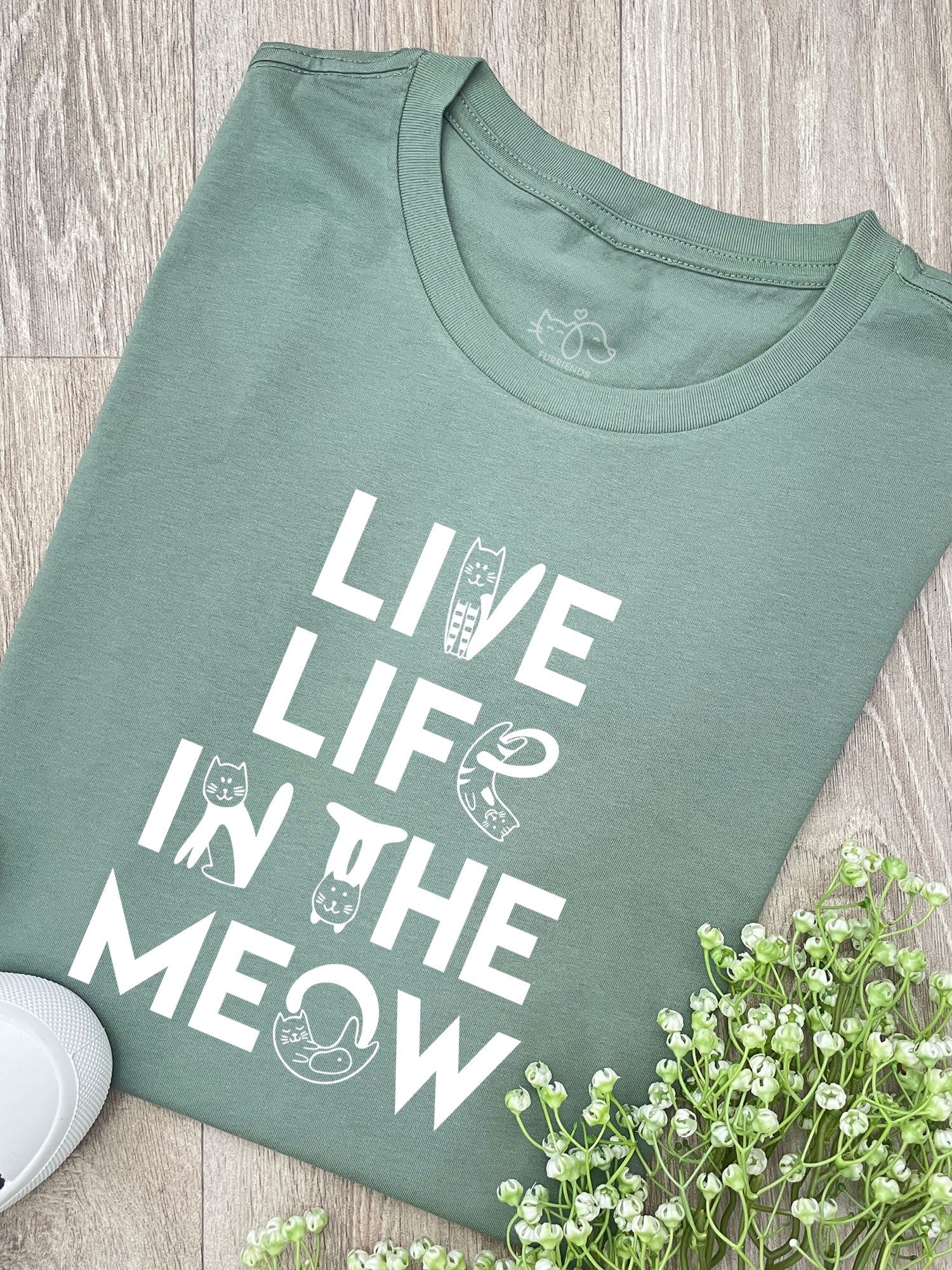 Live Life In The Meow Ava Women's Regular Fit Tee