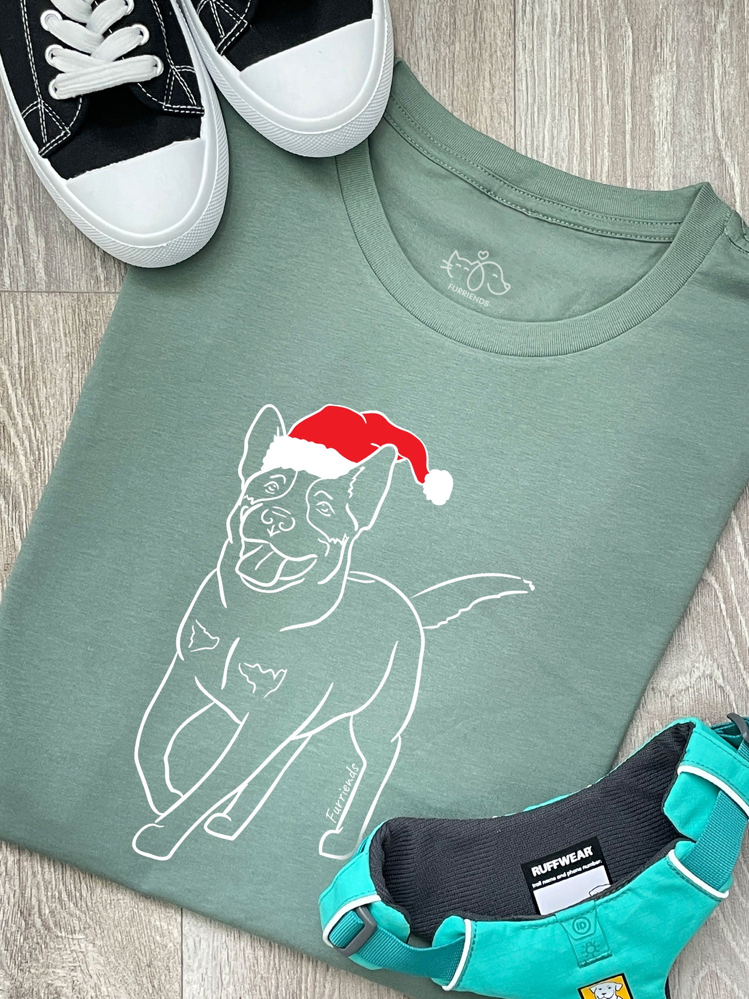 Australian Cattle Dog Christmas Edition Ava Women's Regular Fit Tee