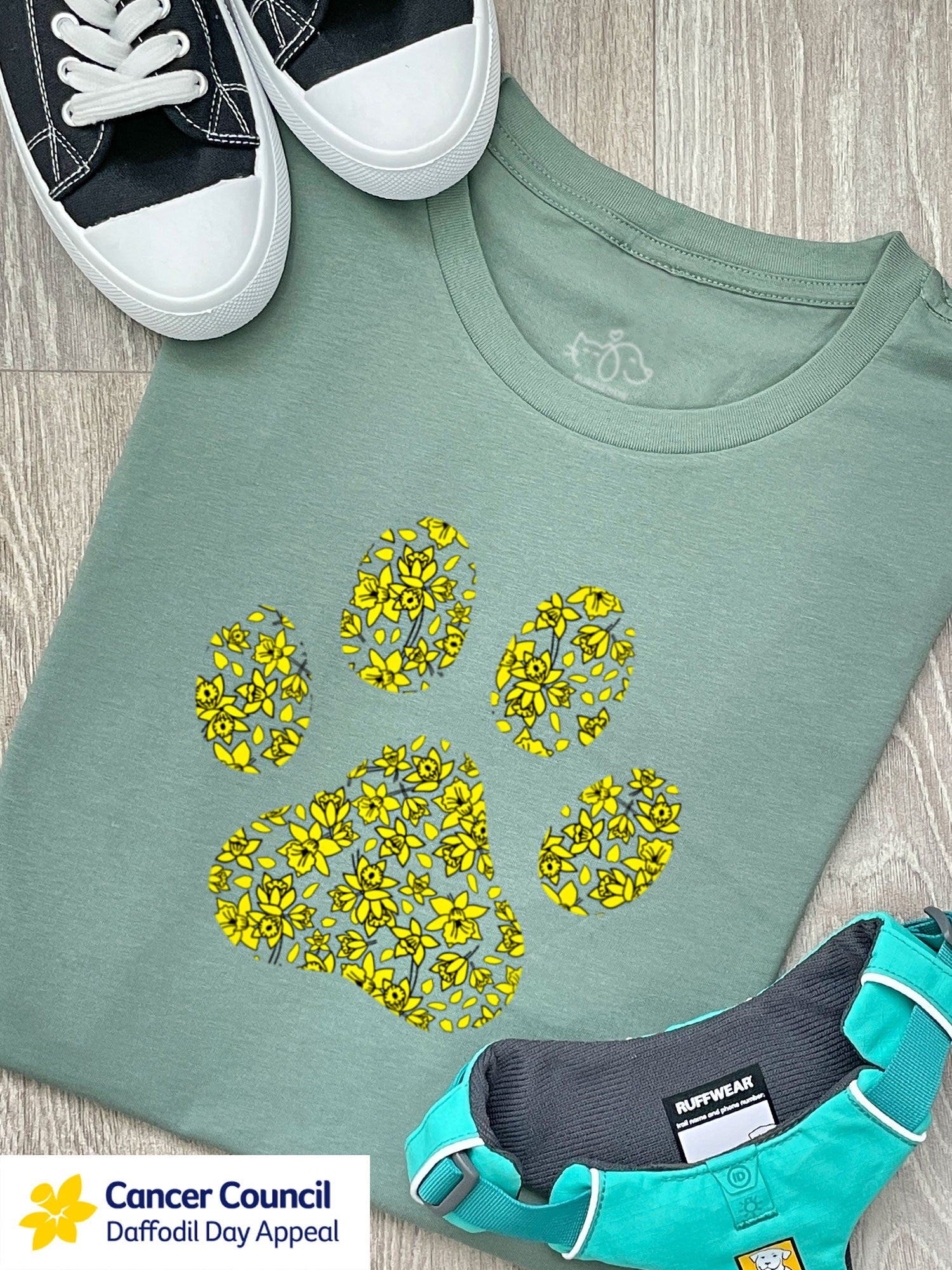 LIMITED EDITION Light After Dark Paw Print Ava Women's Regular Fit Tee