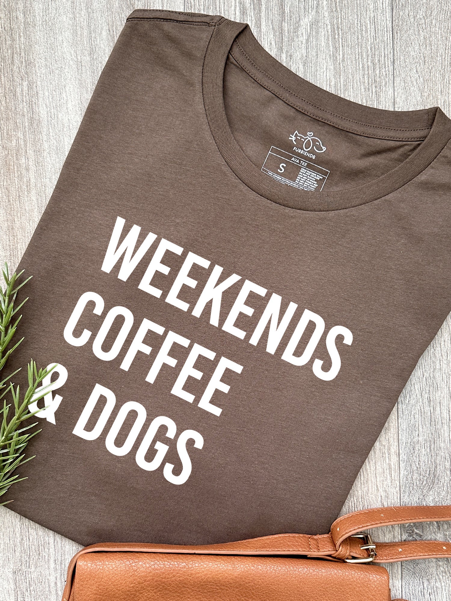 Weekends Coffee & Dogs Ava Women's Regular Fit Tee