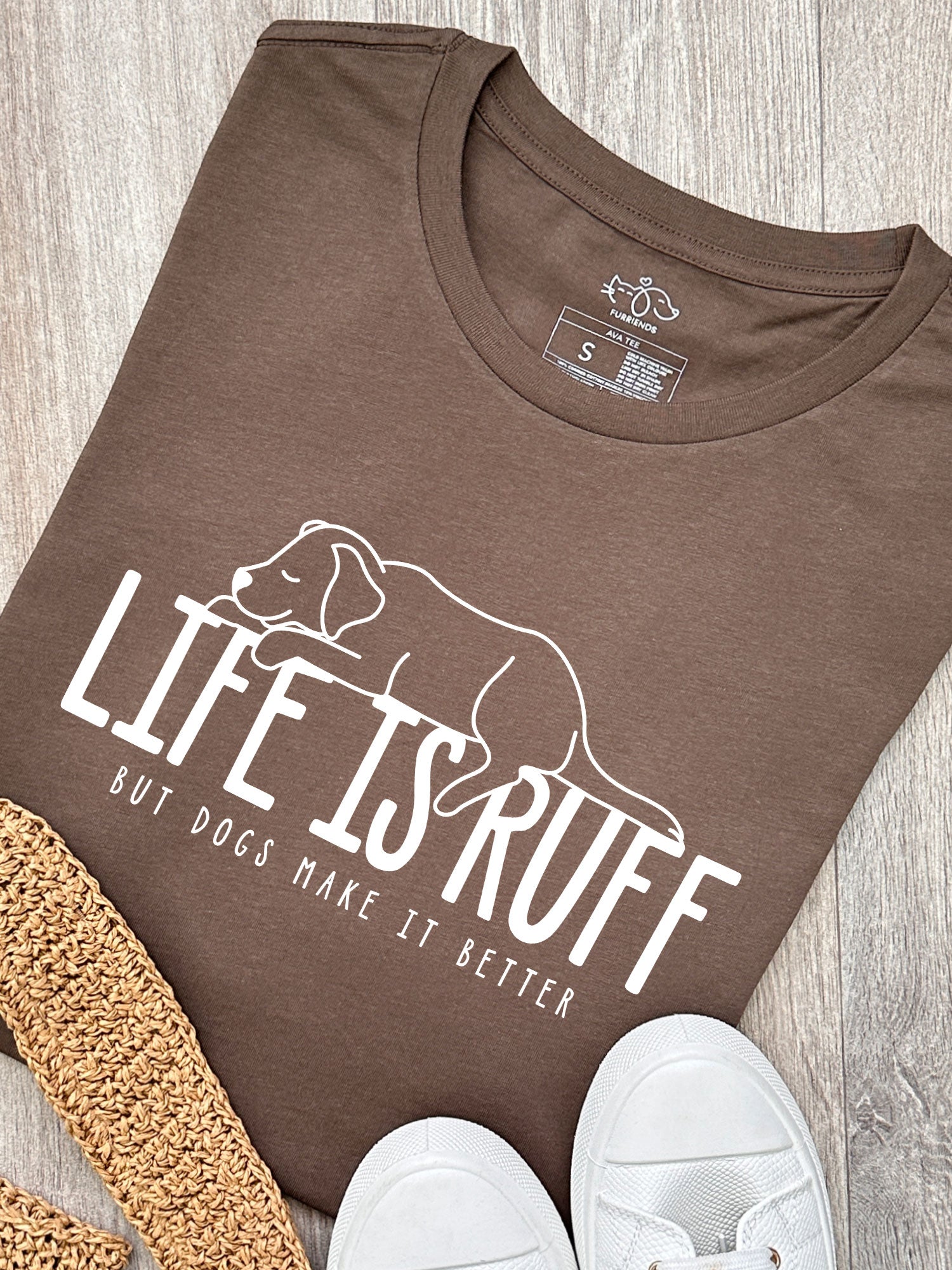 Life Is Ruff Ava Women's Regular Fit Tee