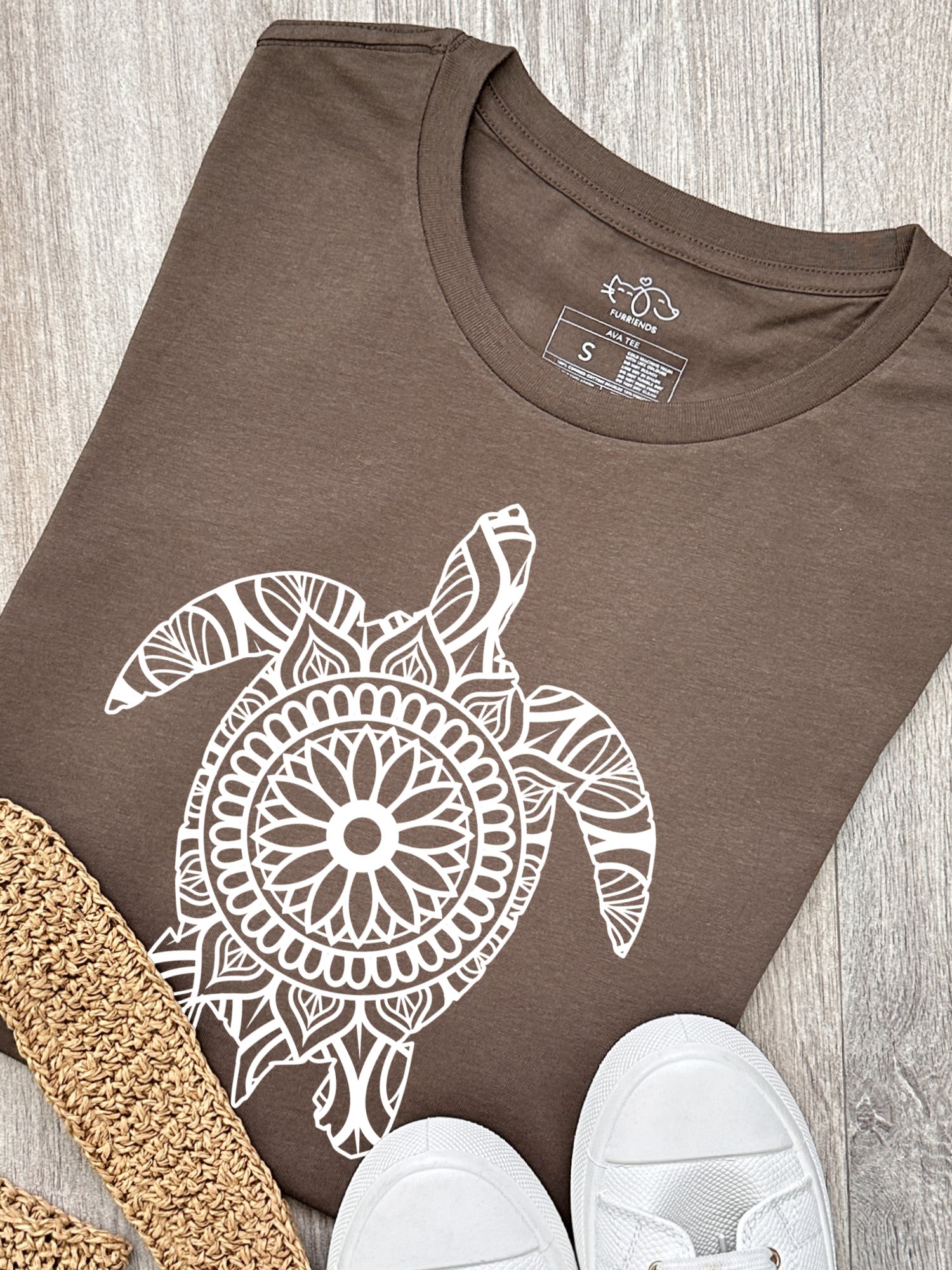 Turtle Mandala Ava Women's Regular Fit Tee