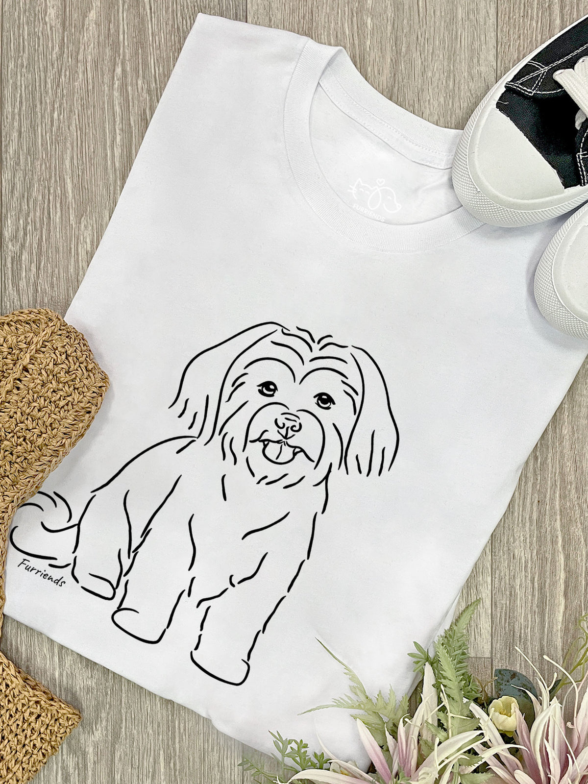 Maltese Terrier Ava Women&#39;s Regular Fit Tee