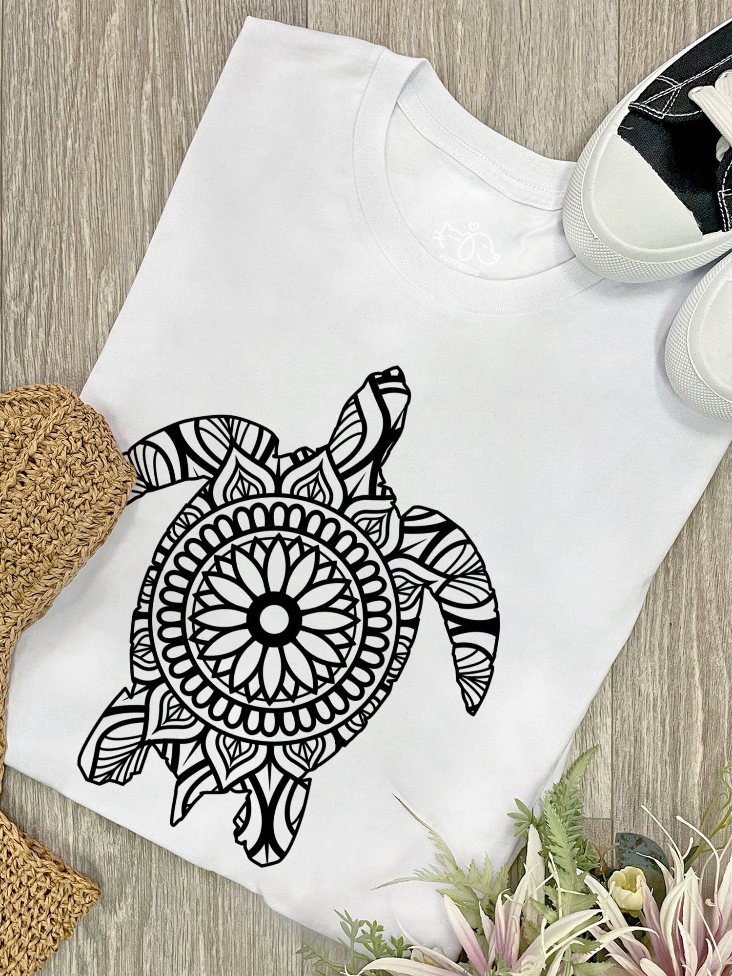 Turtle Mandala Ava Women's Regular Fit Tee