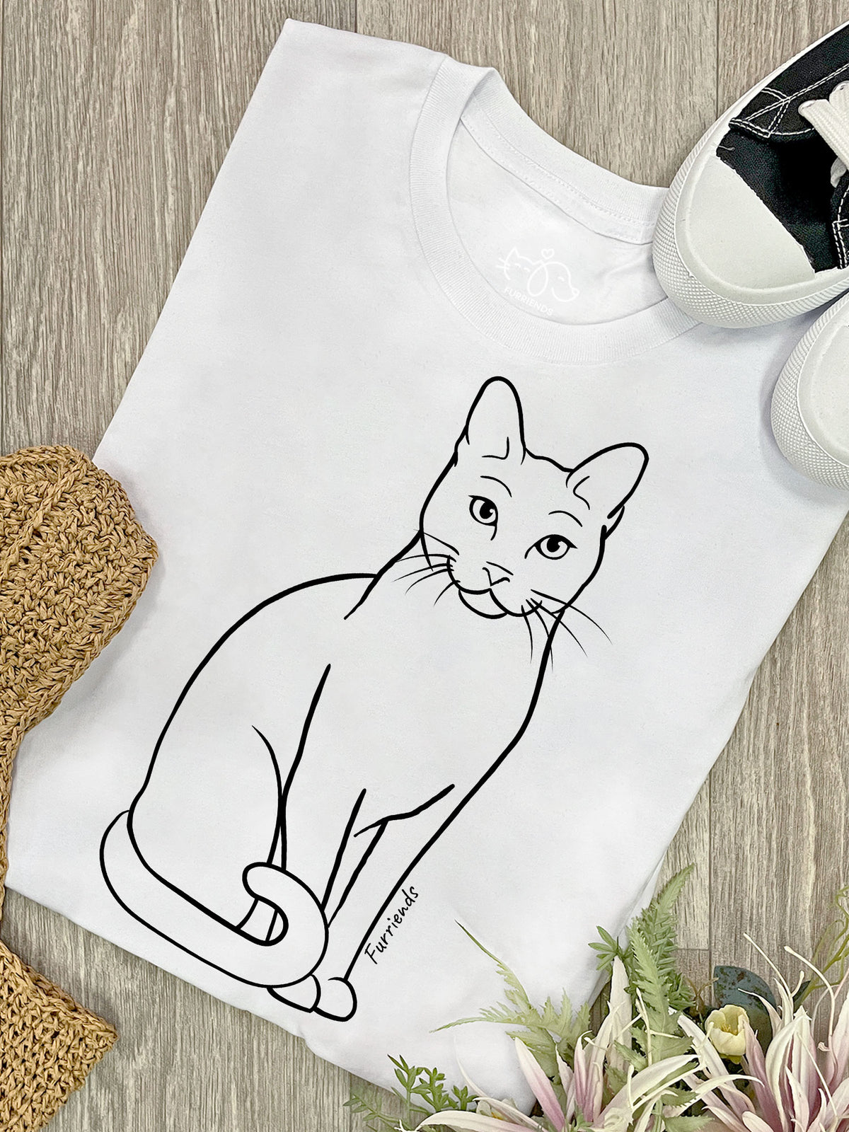 Russian Blue Ava Women&#39;s Regular Fit Tee