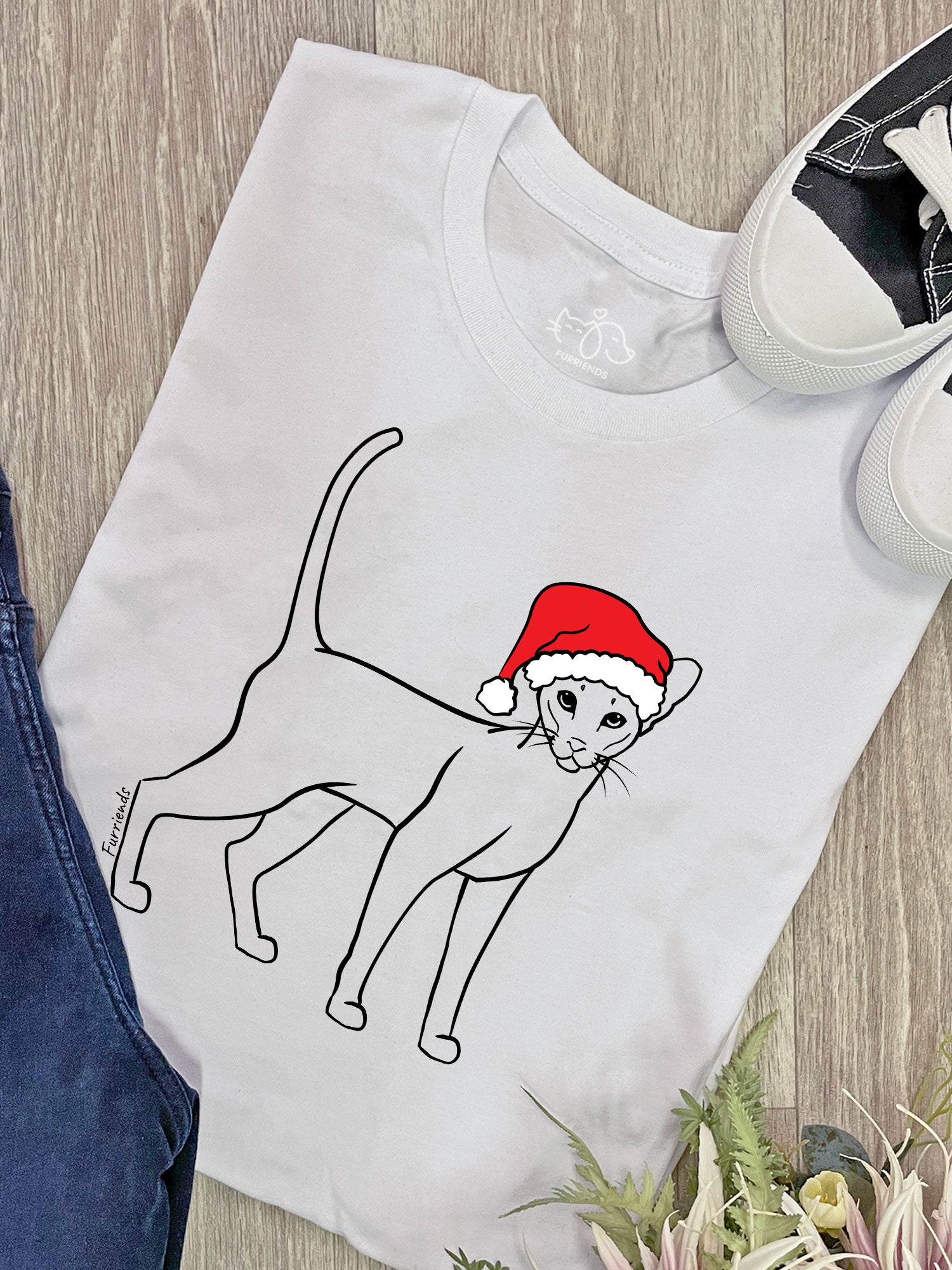 Siamese Christmas Edition Ava Women's Regular Fit Tee