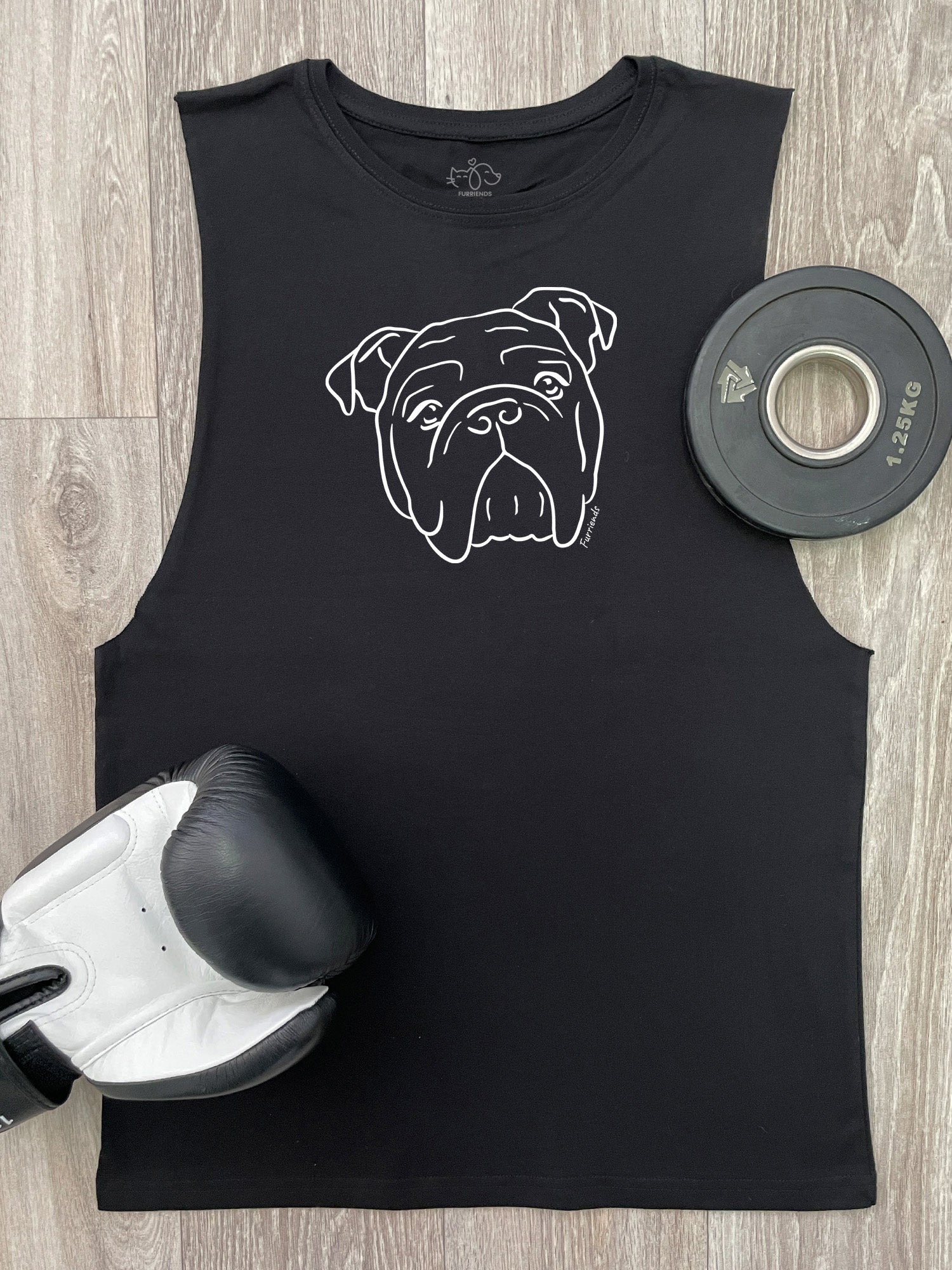 British Bulldog Axel Drop Armhole Muscle Tank