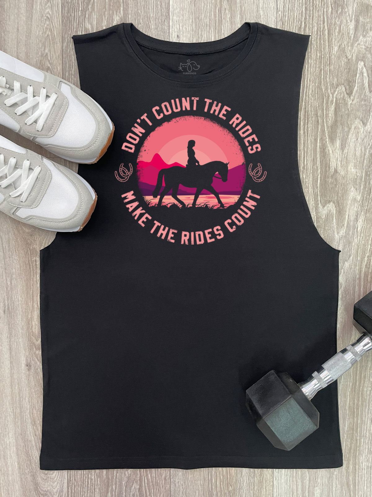 Don&#39;t Count The Rides Axel Drop Armhole Muscle Tank