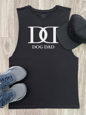 Dog Dad Monogram Axel Drop Armhole Muscle Tank