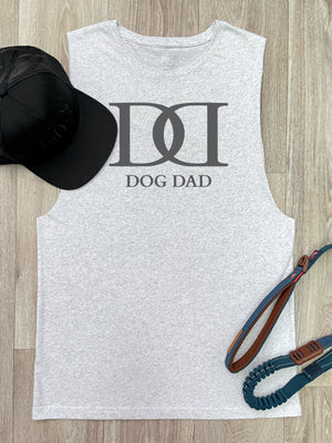 Dog Dad Monogram Axel Drop Armhole Muscle Tank