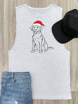 Labrador Christmas Edition Axel Drop Armhole Muscle Tank