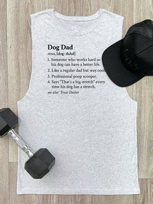 Dog Dad Definition Axel Drop Armhole Muscle Tank