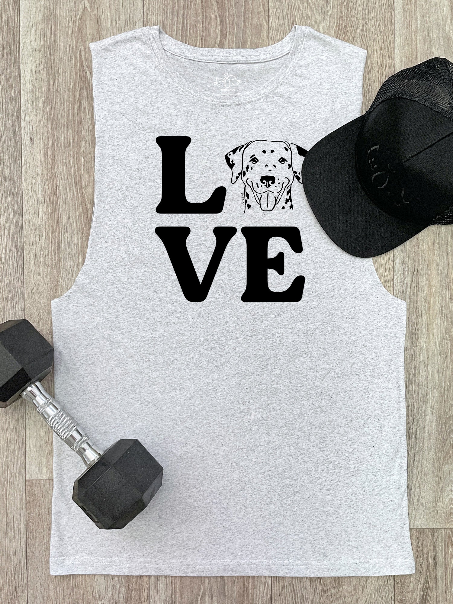 Customisable Breed LOVE Axel Drop Armhole Muscle Tank