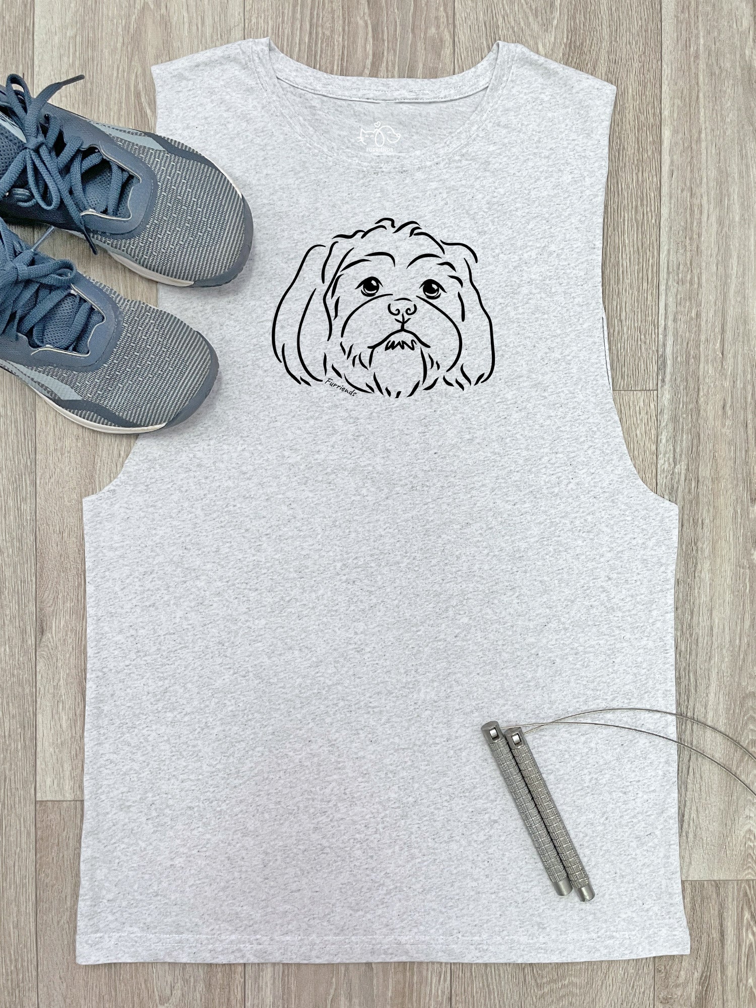 Shih Tzu Axel Drop Armhole Muscle Tank