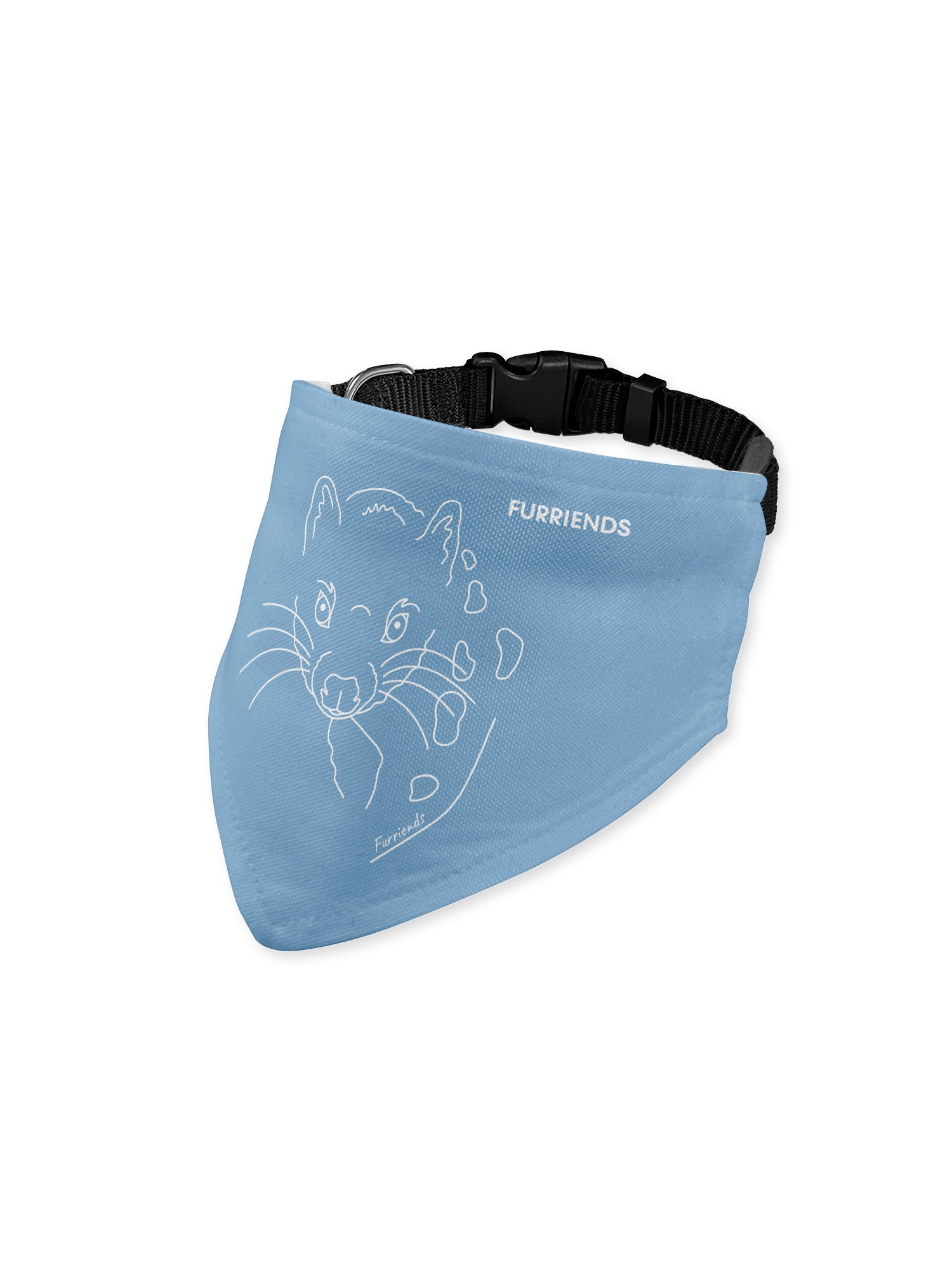 Spotted-Tailed Quoll Reversible Dog Bandana With Collar