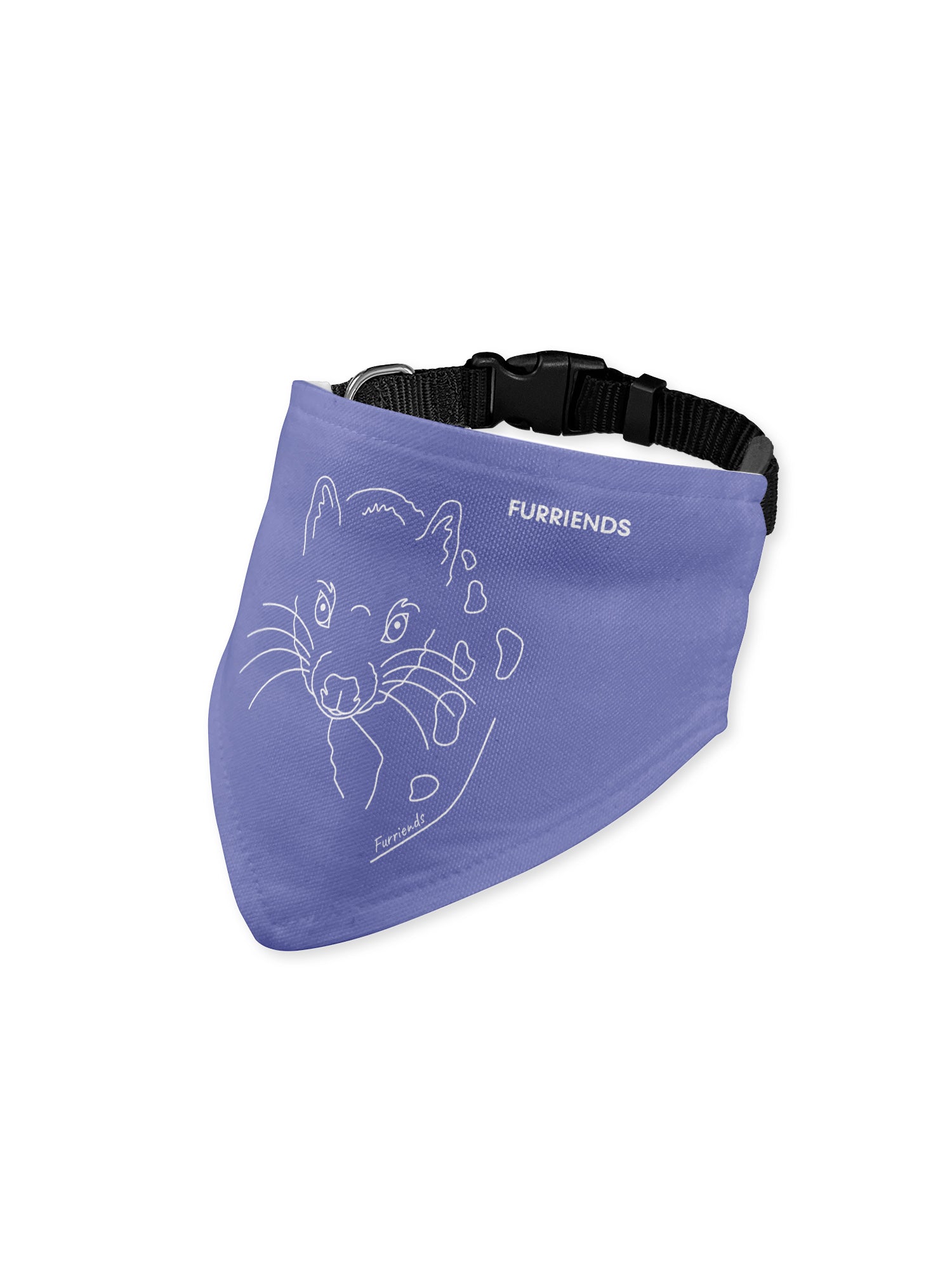 Spotted-Tailed Quoll Reversible Dog Bandana With Collar