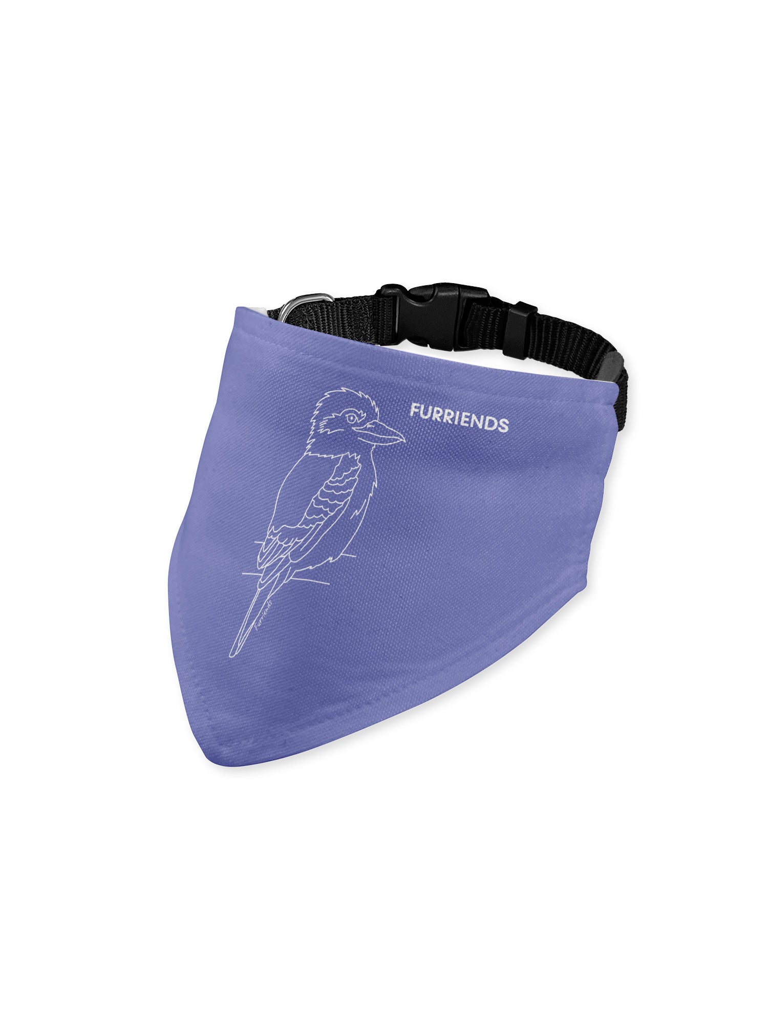 Kookaburra Reversible Dog Bandana With Collar