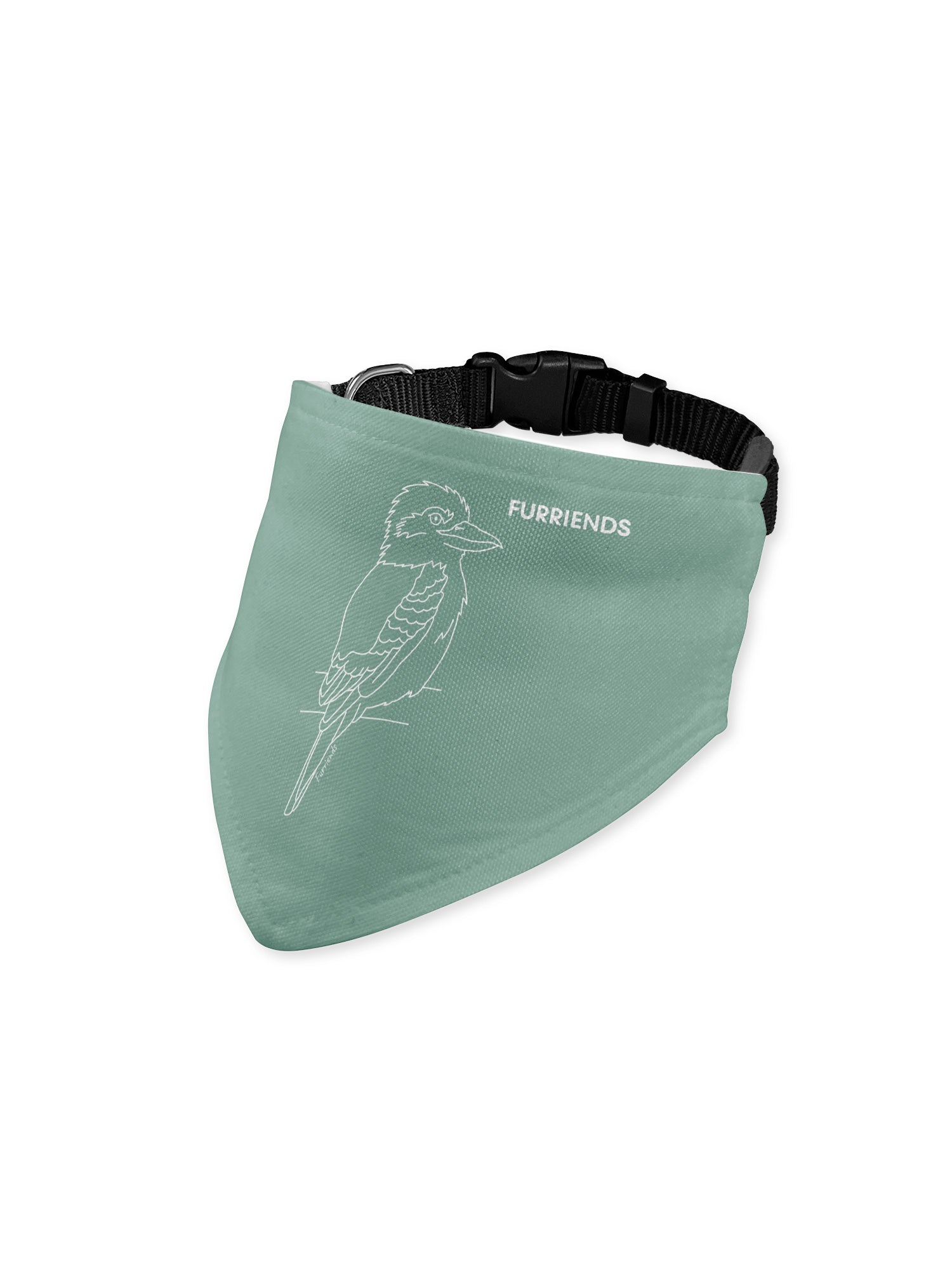 Kookaburra Reversible Dog Bandana With Collar