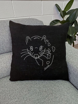 Spotted-Tailed Quoll Linen Cushion Cover