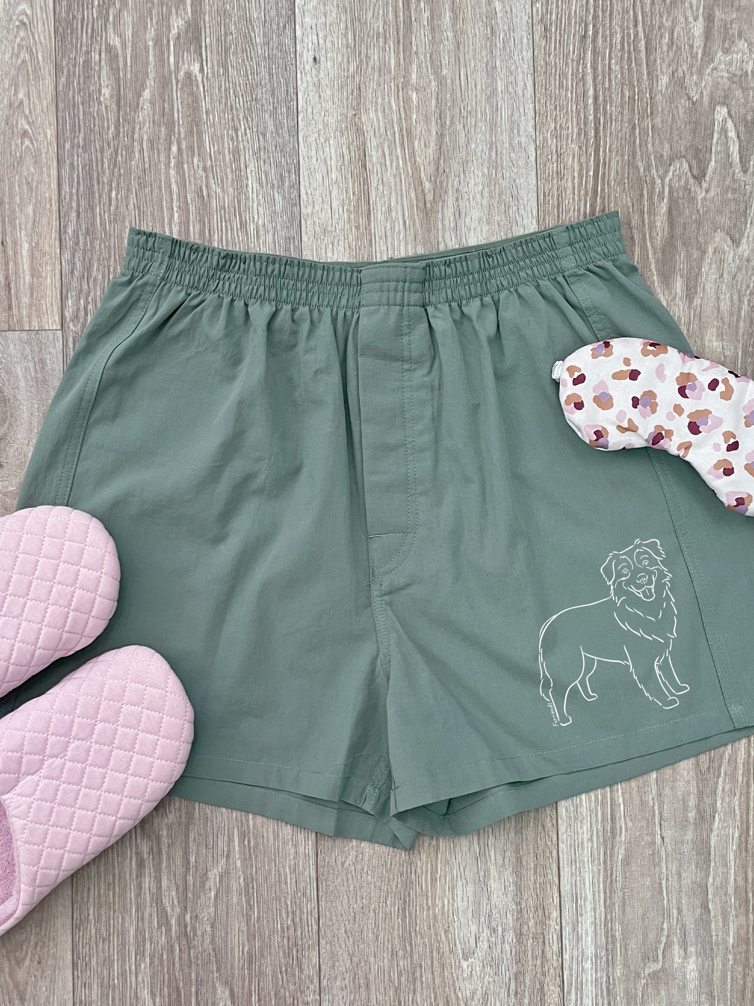 Australian Shepherd Finley Cotton Boxer Shorts