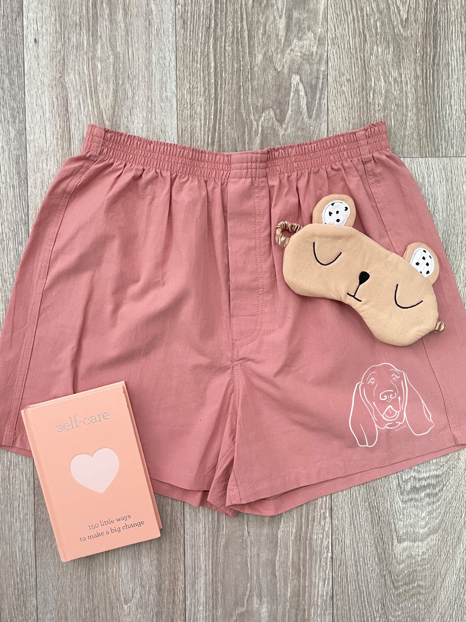 Basset Hound Finley Cotton Boxer Shorts