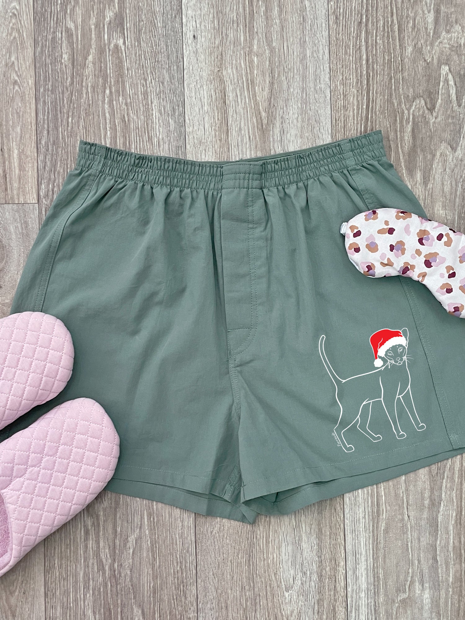 Siamese Finley Cotton Boxer Shorts