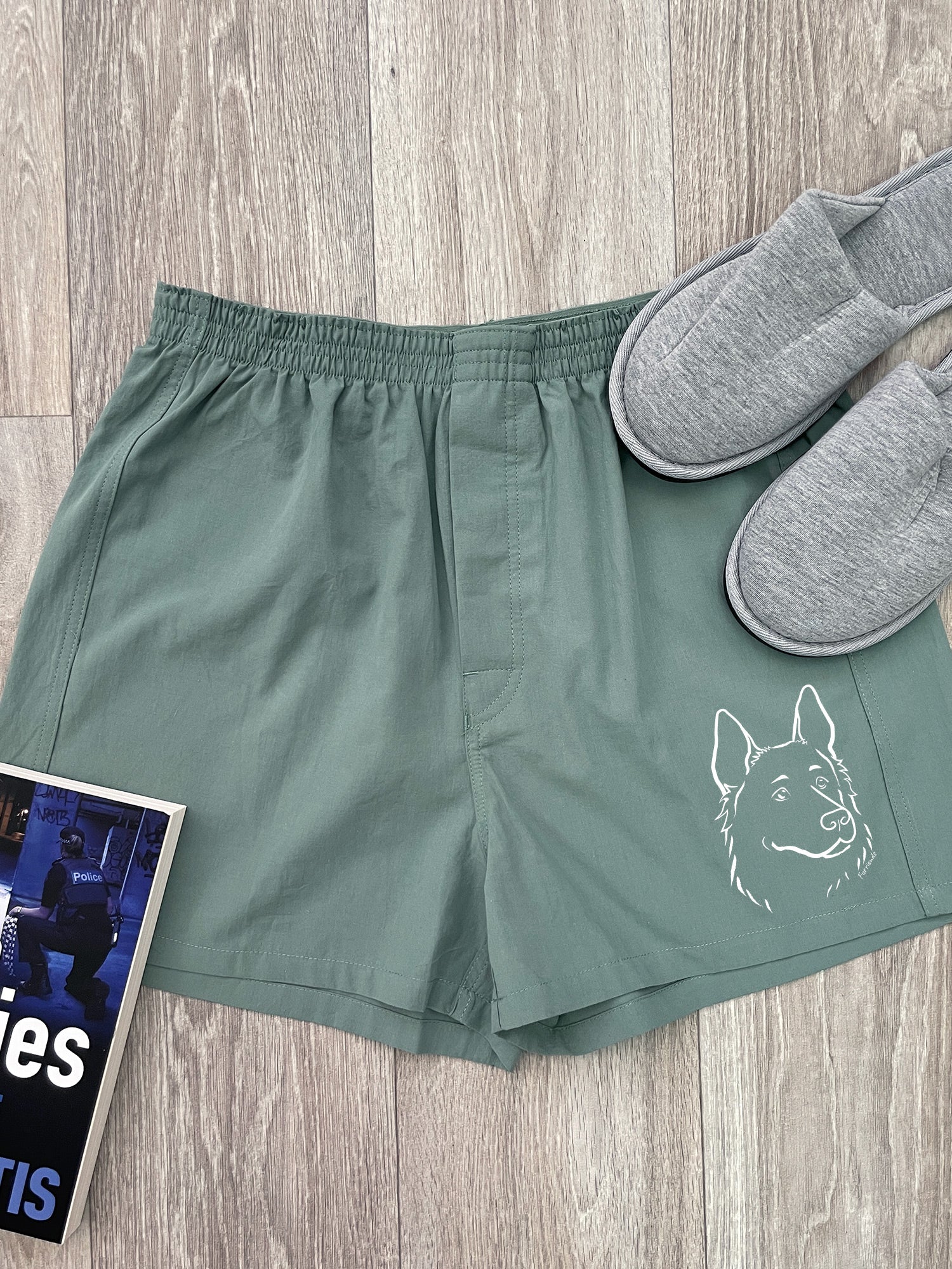 German Shepherd Finley Cotton Boxer Shorts