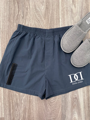 Dog Dad Monogram Finley Cotton Boxer Shorts