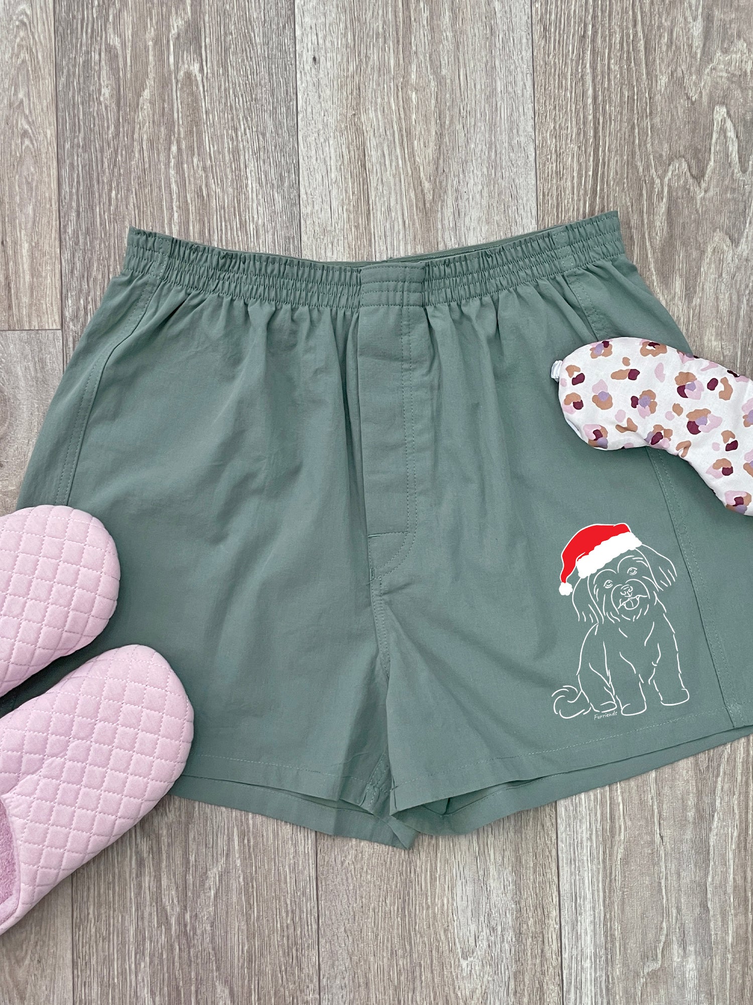 Maltese Terrier Finley Cotton Boxer Shorts