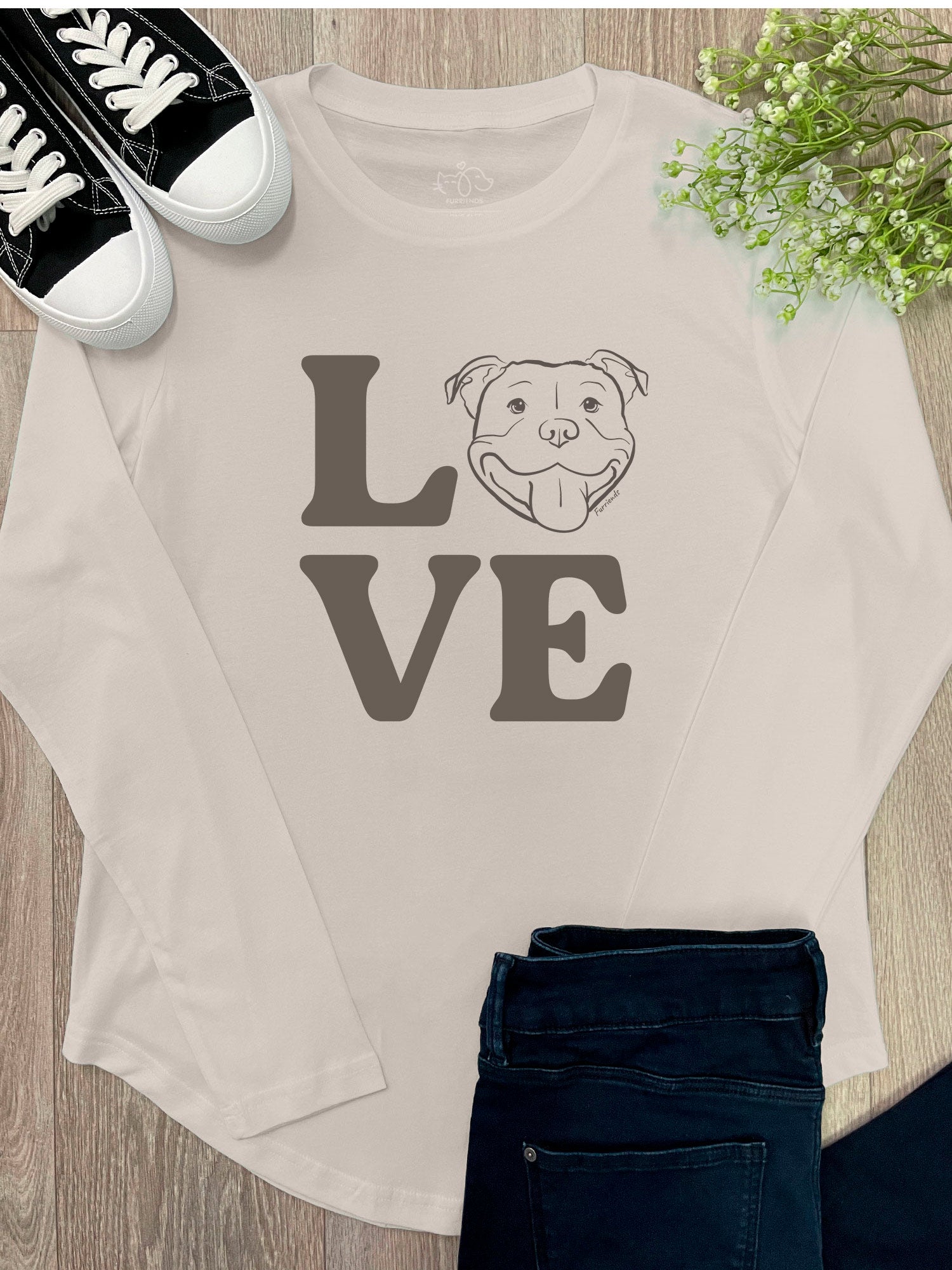 Breed LOVE Olivia Women's Long Sleeve Tee (Customisable)