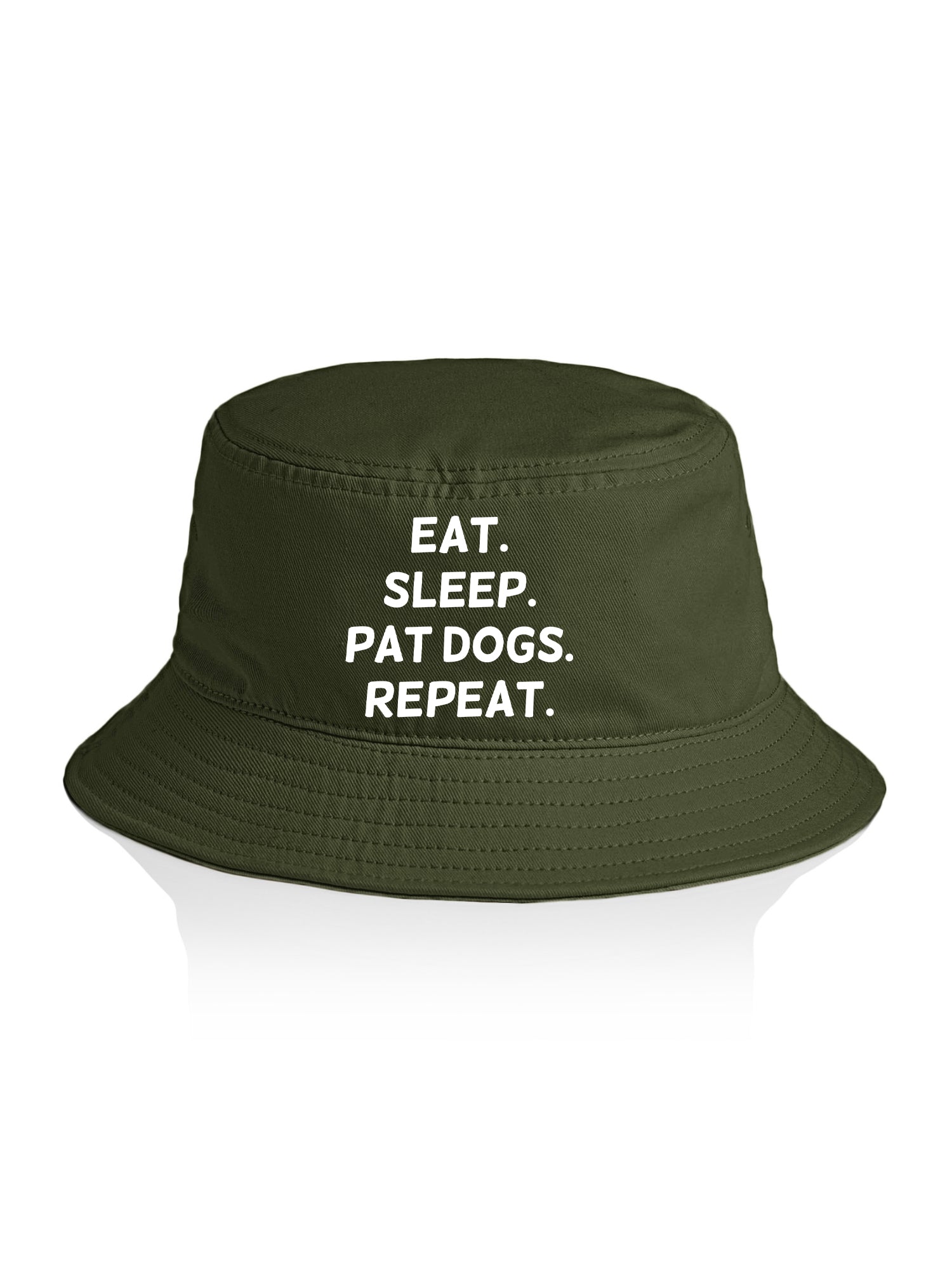 Eat. Sleep. Pat Dogs. Repeat. Bucket Hat