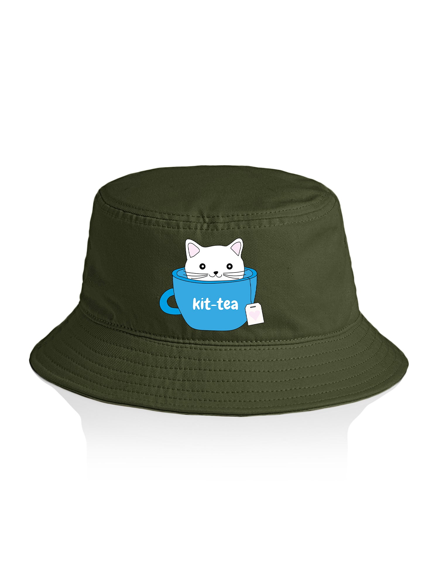 Kit-Tea Cat Bucket Hat