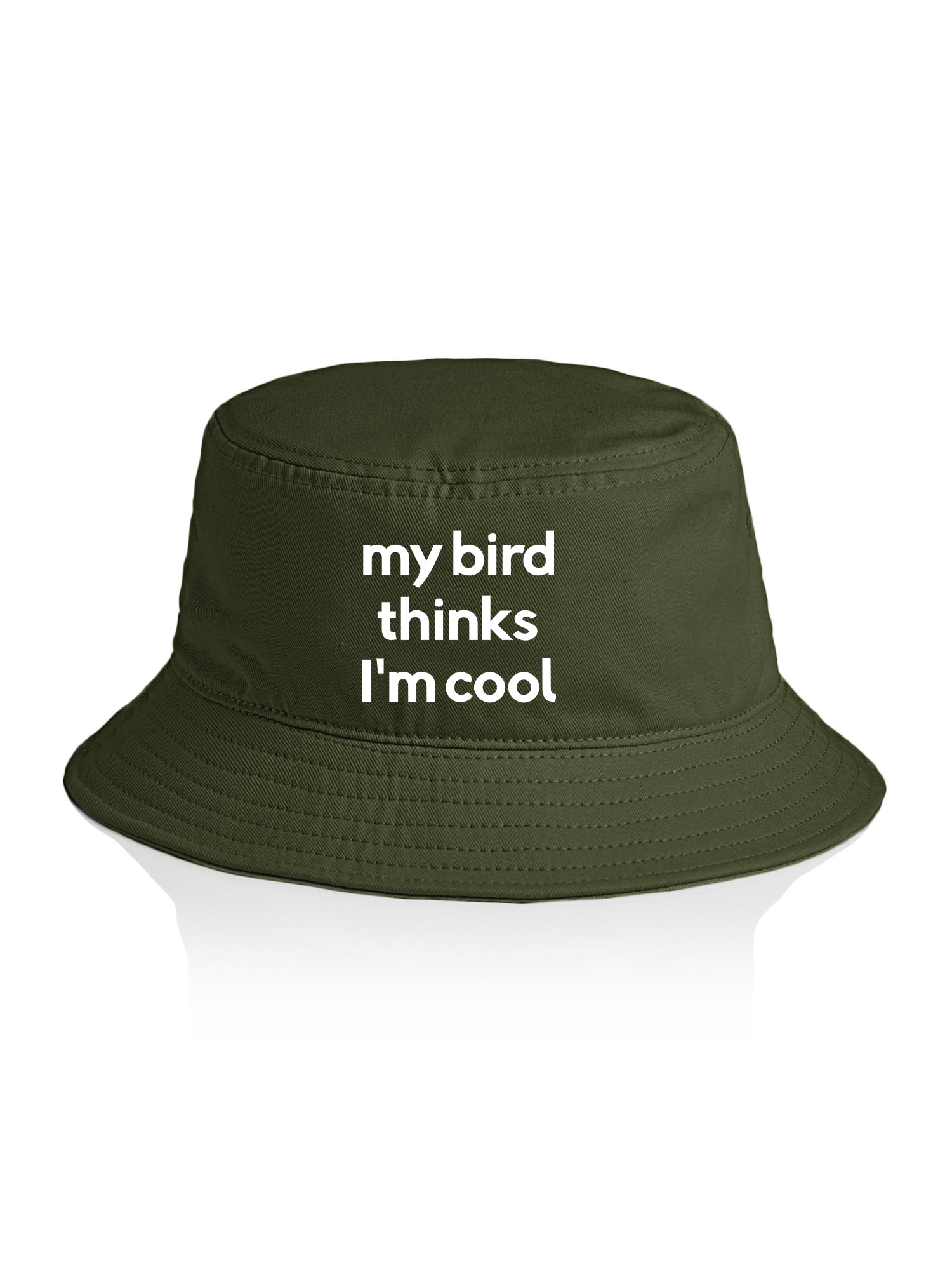 My Bird Thinks I'm Cool Bucket Hat