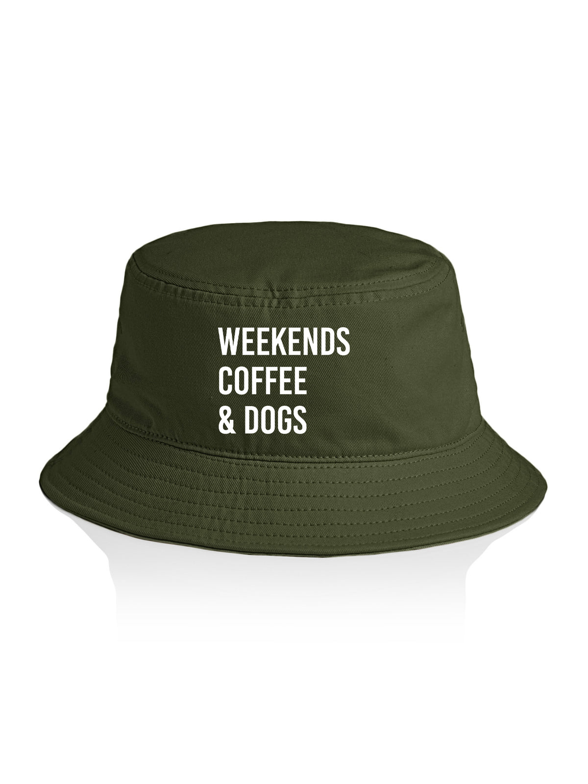 Weekends Coffee &amp; Dogs Bucket Hat