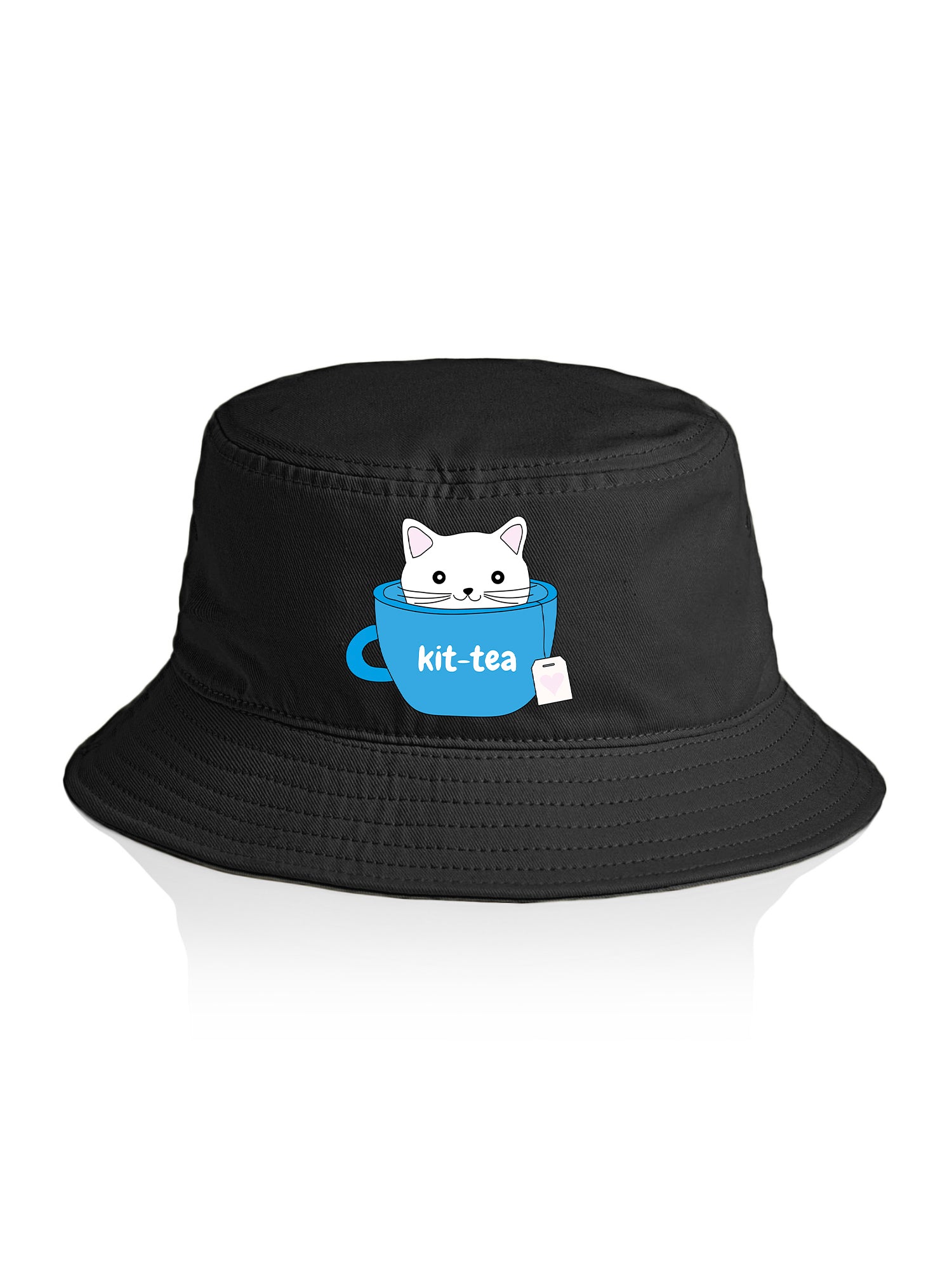 Kit-Tea Cat Bucket Hat