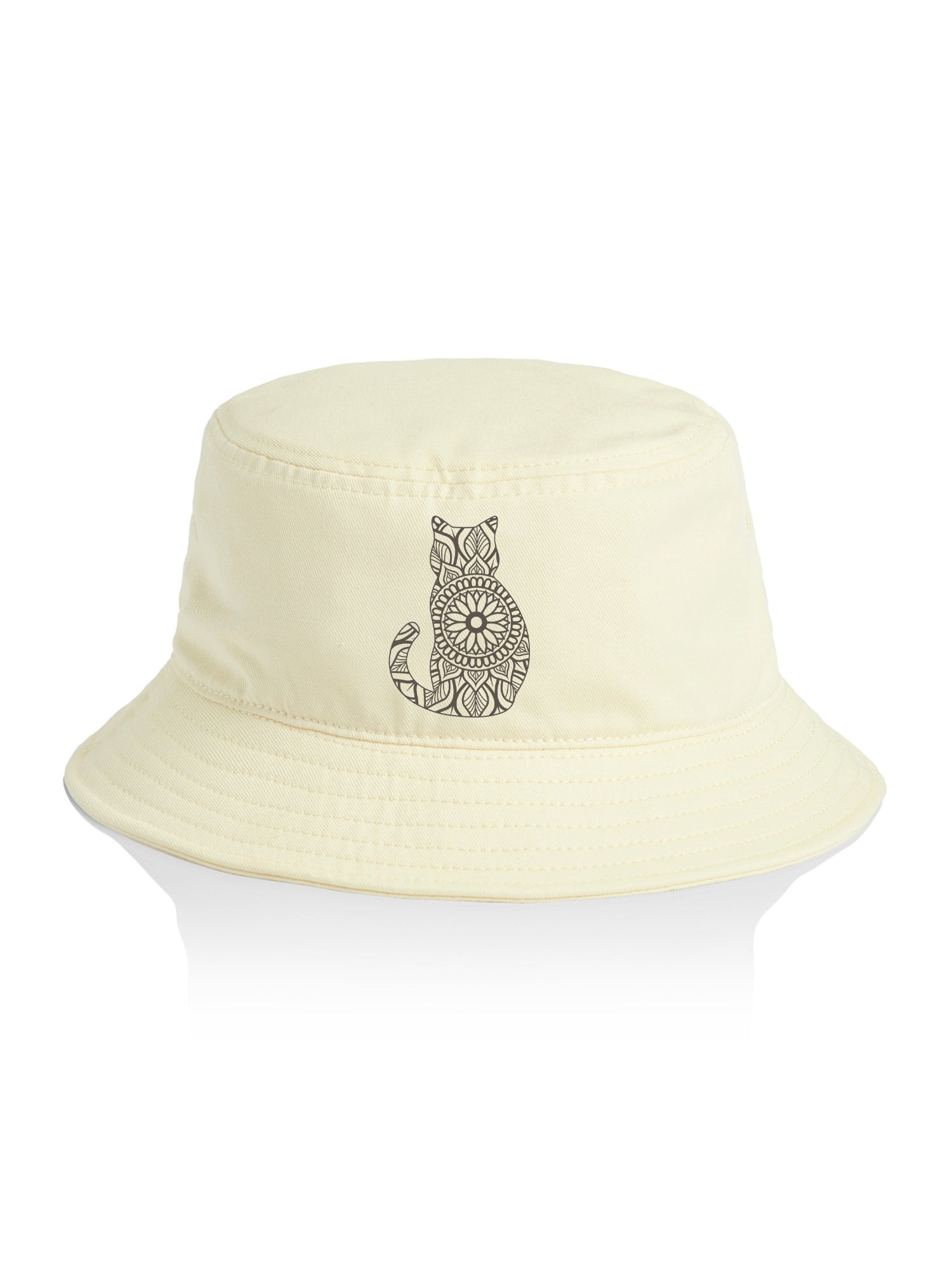 Cat Mandala Bucket Hat