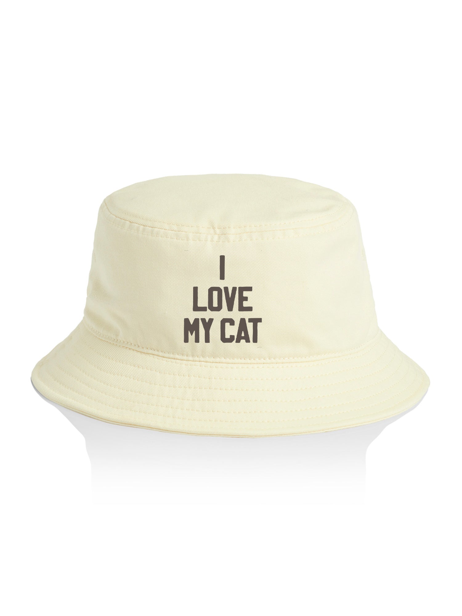 I Love My Cat Bucket Hat