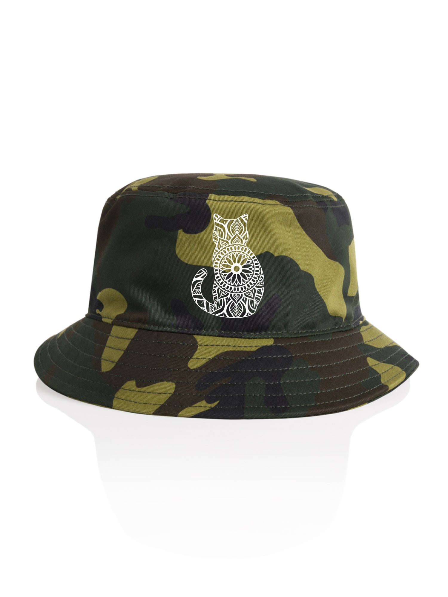 Cat Mandala Bucket Hat