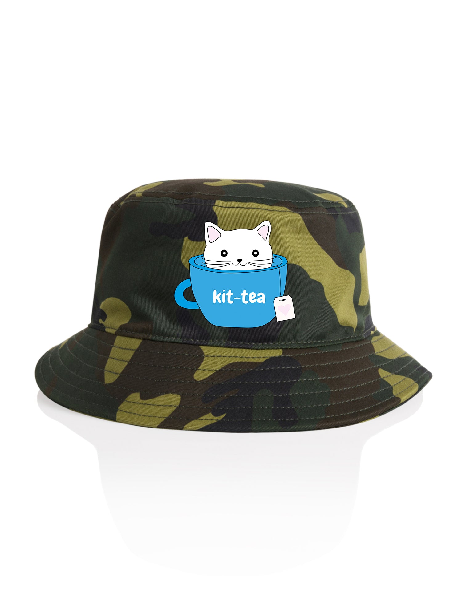 Kit-Tea Cat Bucket Hat