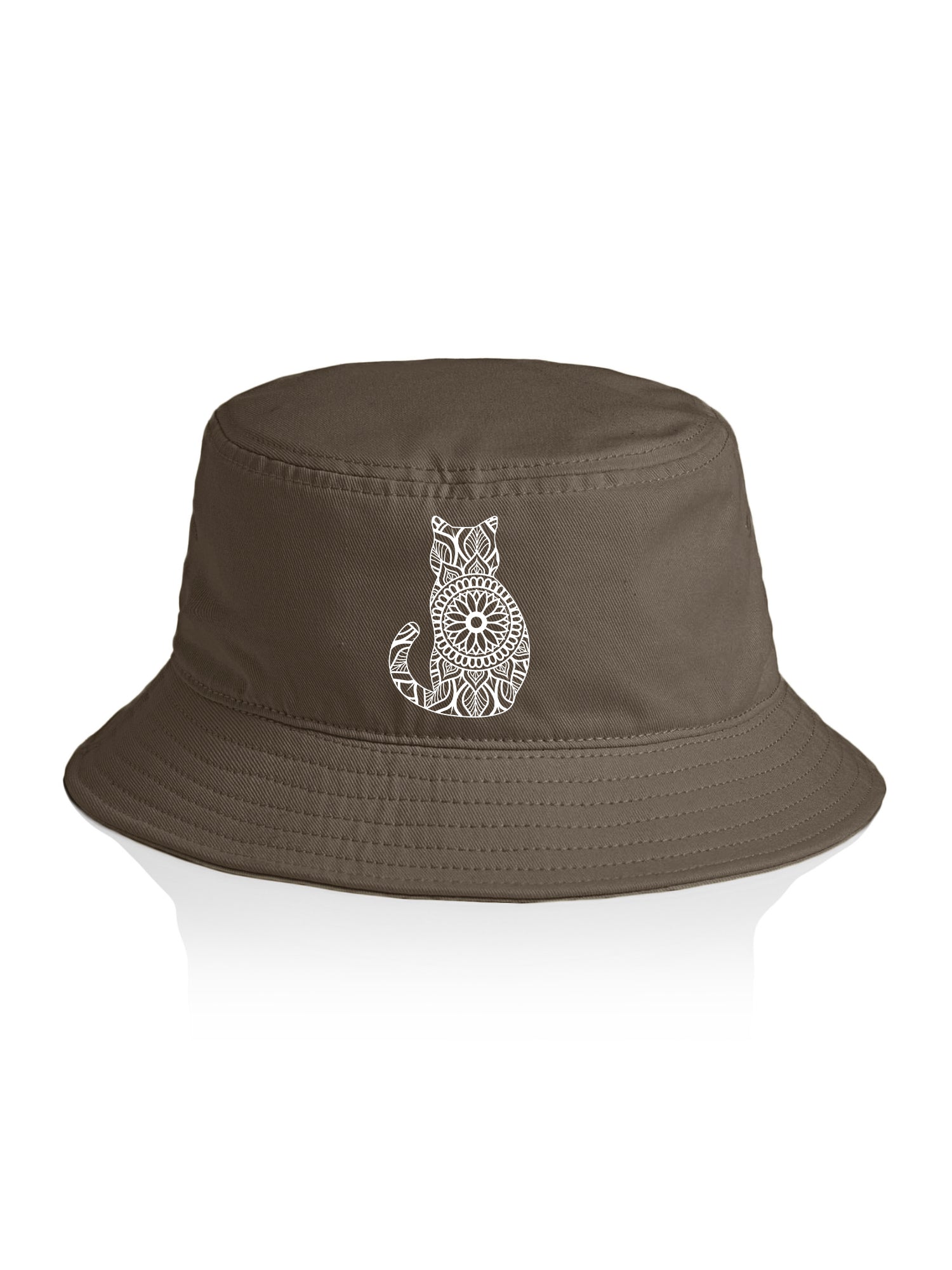 Cat Mandala Bucket Hat