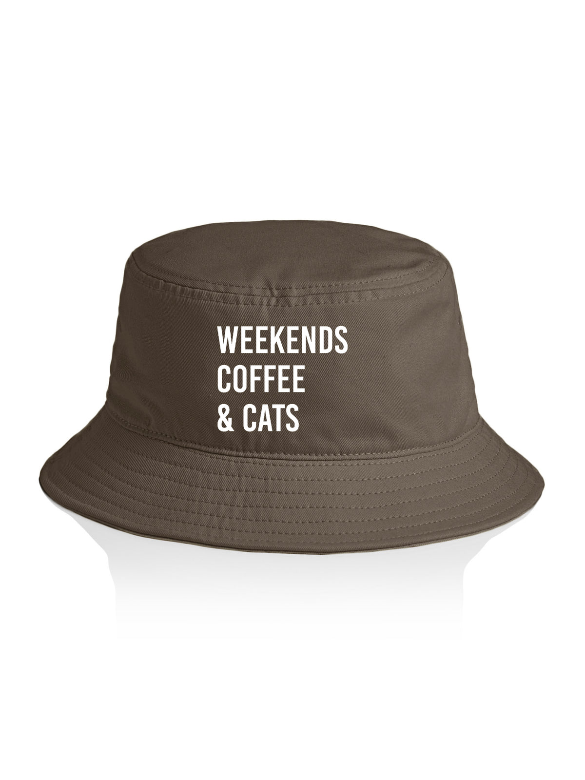 Weekends Coffee &amp; Cats Bucket Hat