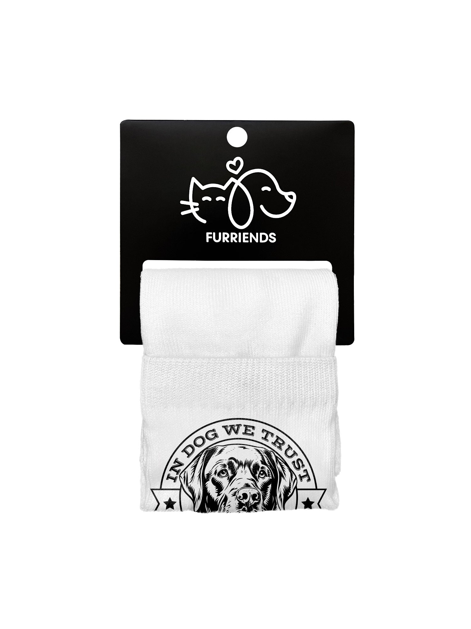 In Dog We Trust Dress Socks