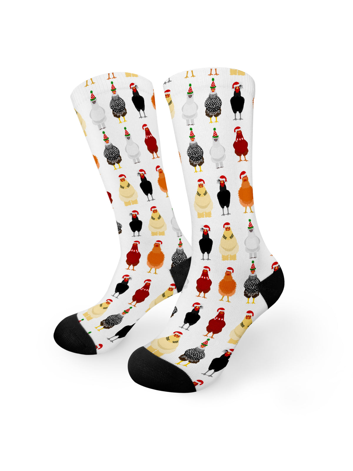 Merry Clucking Christmas Dress Socks